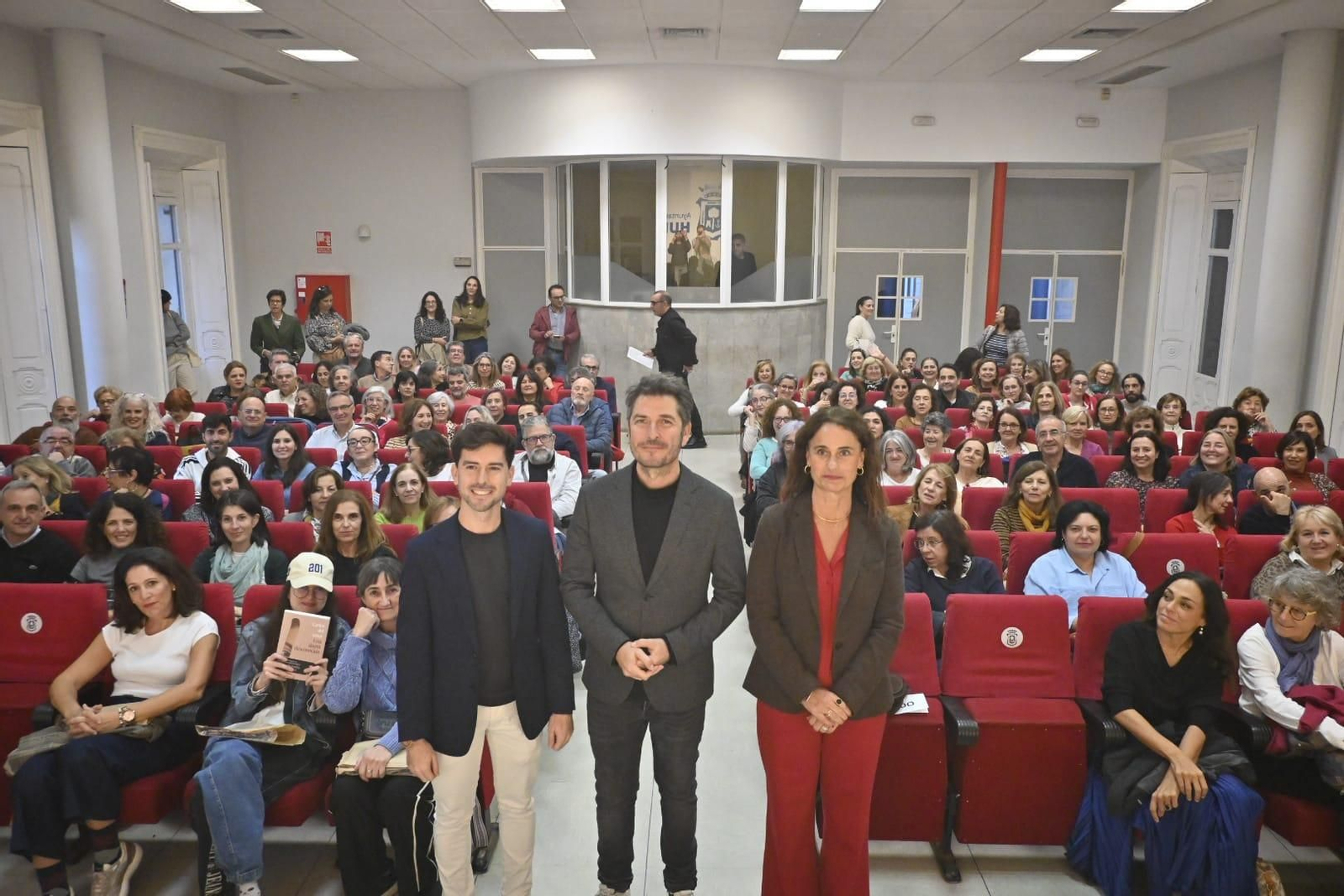 Carlos del Amor, en la tarde del martes en Huelva