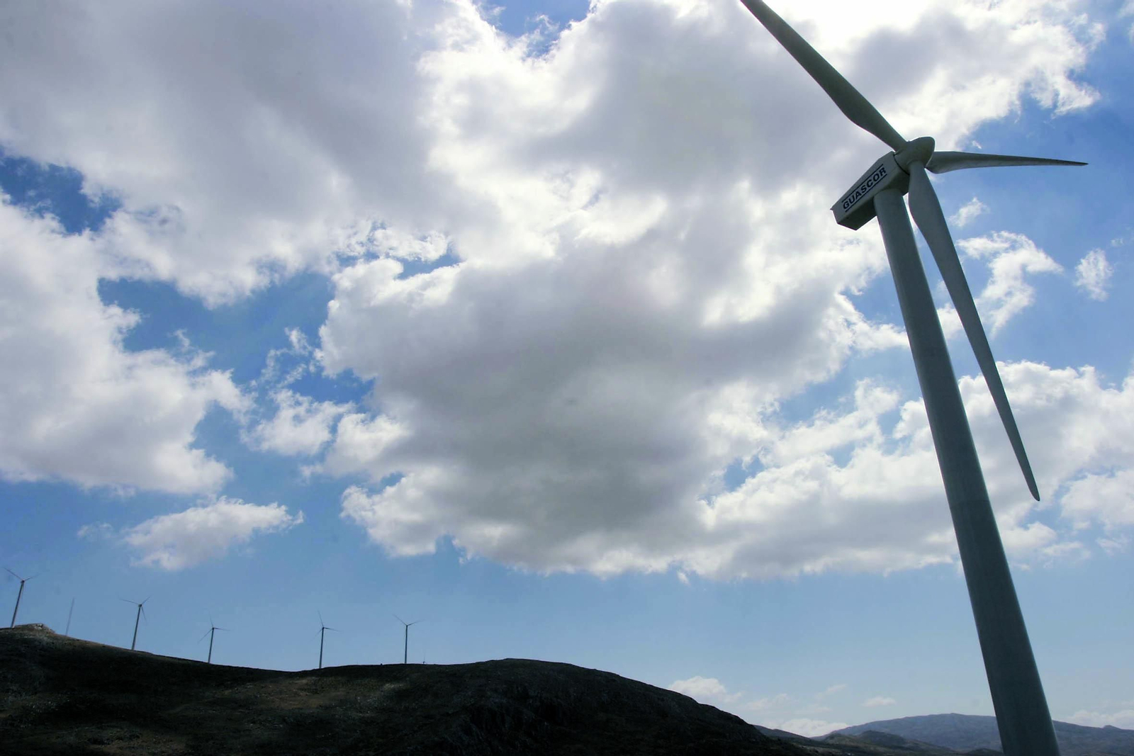 Imagen de un aerogenerador.