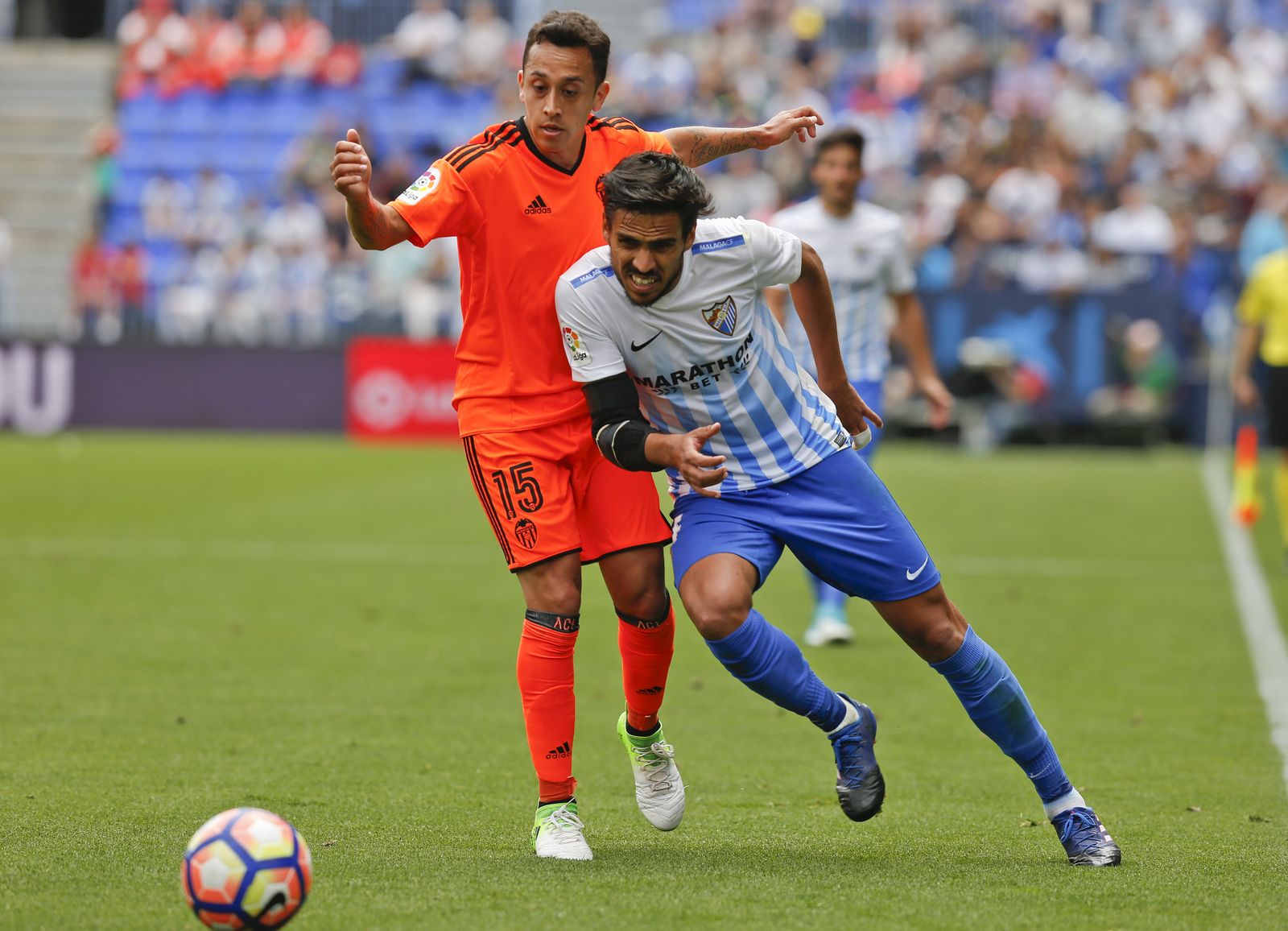 Las imágenes del Málaga-Valencia