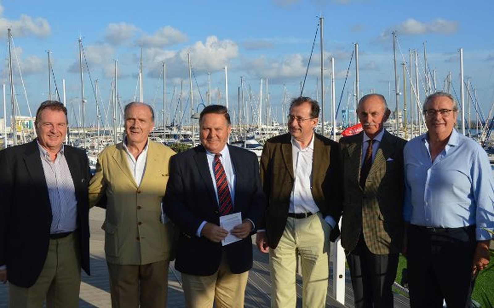 Luis García, Guillermo Cervera, Miguel de Gracia, Santiago Caldelús, Felipe Morenés y Pascual Cervera.

Foto: Ignacio Casas de Ciria