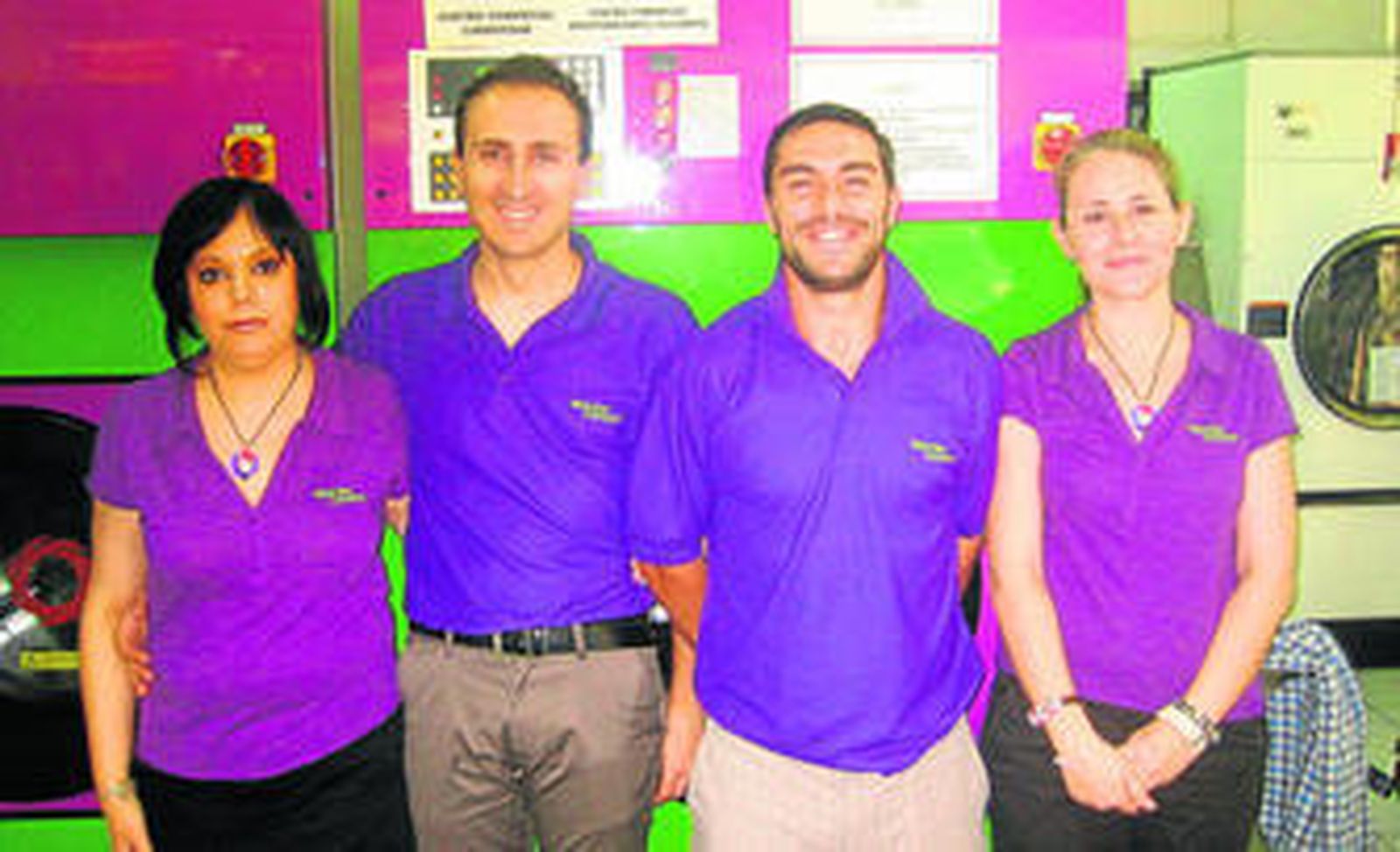 Toñi Ordoño, Ignacio Anguita, Michelle Marani y Susana Hernández Martín, fundadores de New Sec Cleaner.