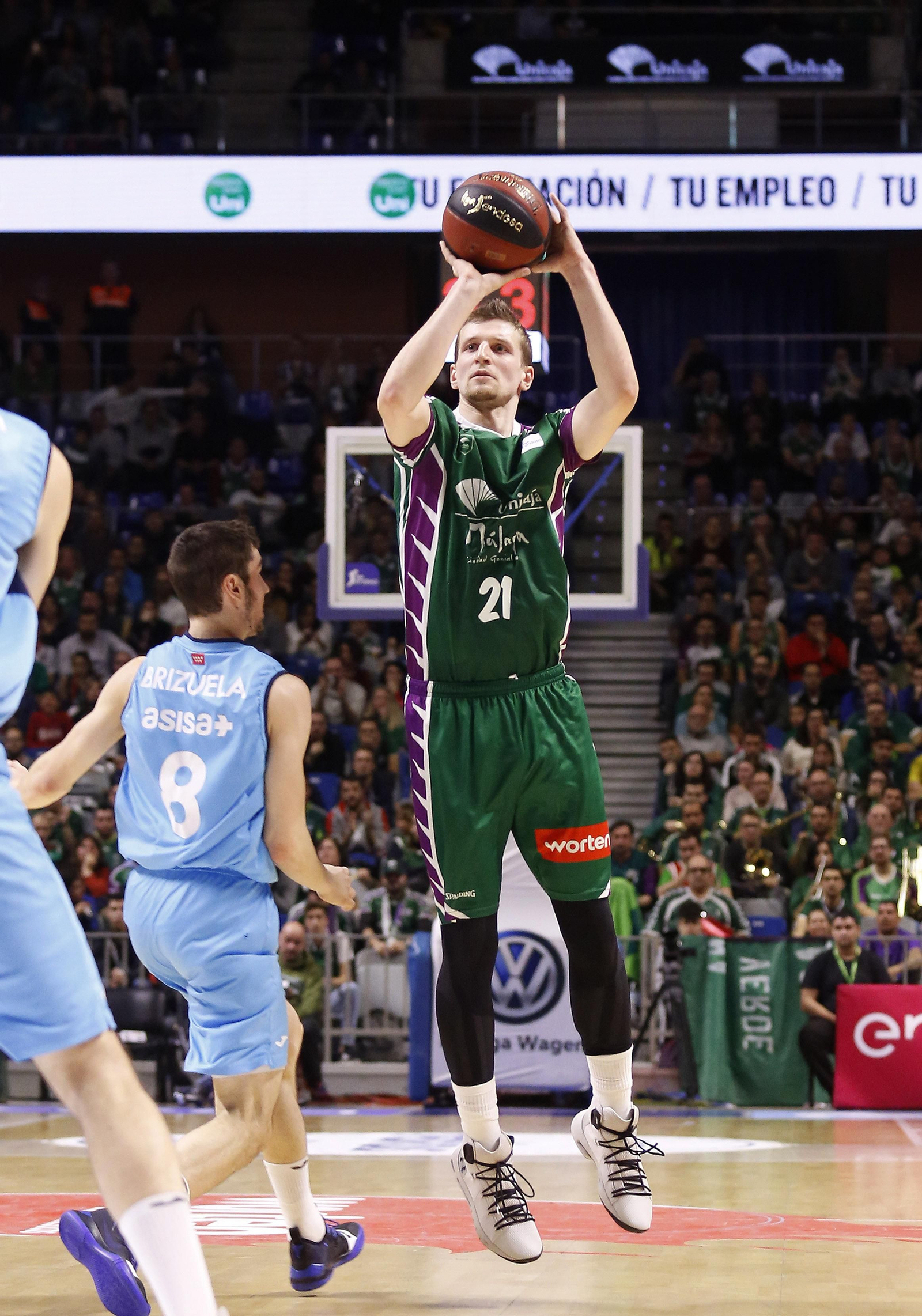 Los cinco años de Adam Waczynski en el Unicaja, en fotos
