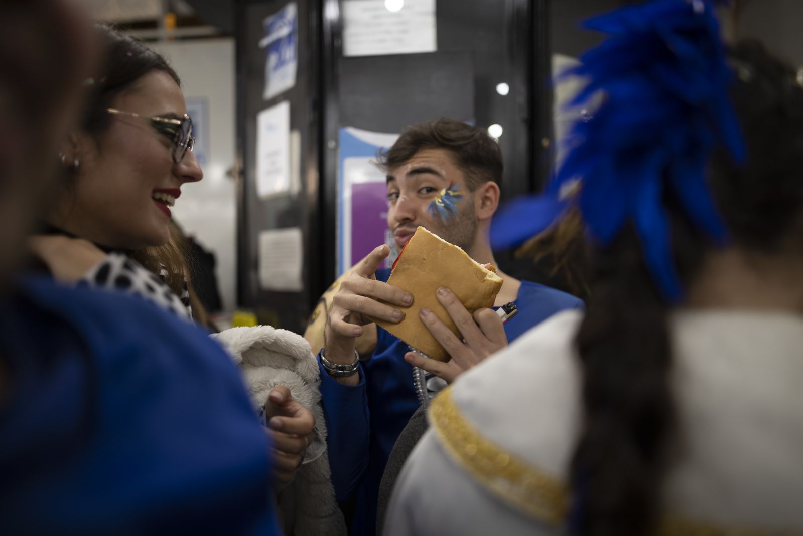 Ambiente en la final  del Carnaval Colombino