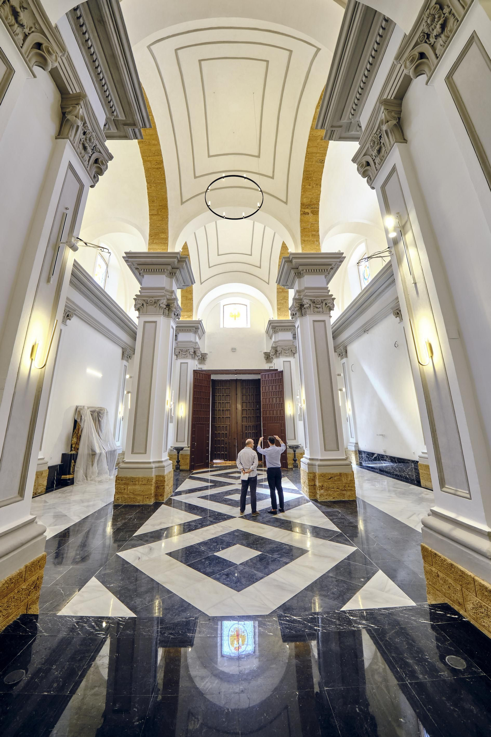 Interior de la Iglesia Castrense después de la reforma.
