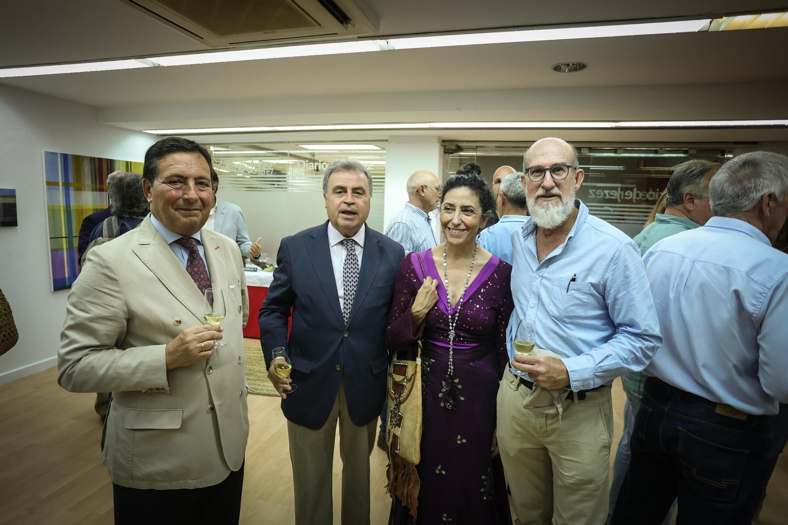 Imágenes de la inauguración de la exposición de Pepe Márquez en la sala ArteAdiario
