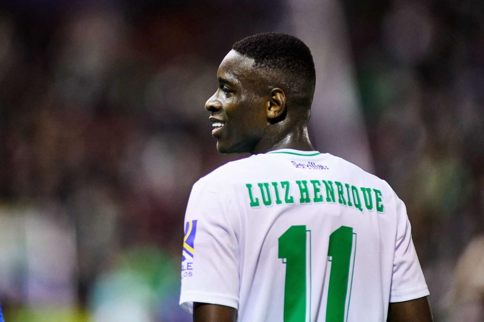 Luiz Henrique, en un encuentro con el Betis.