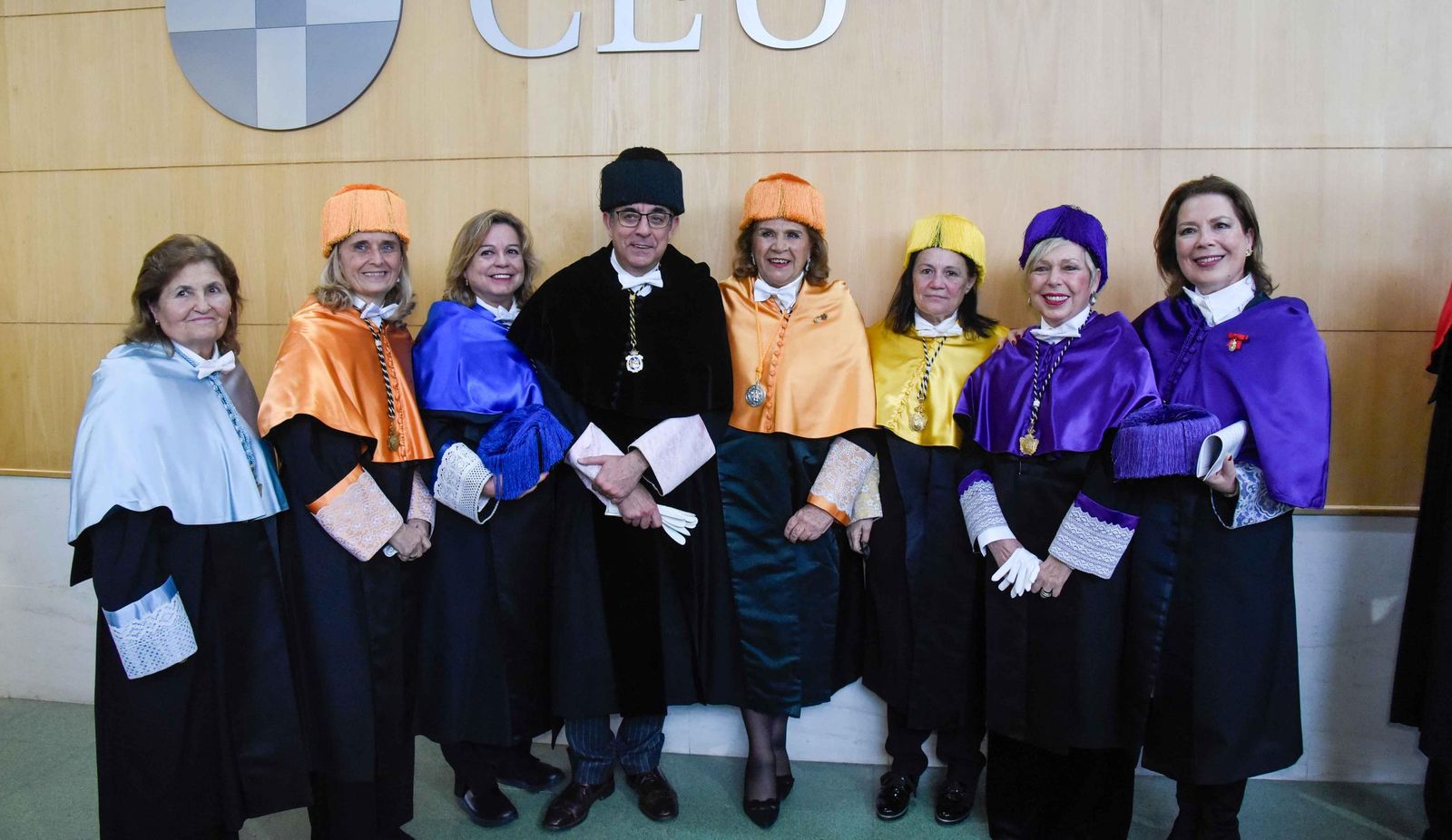 Acto académico de investidura como Doctores Honoris Causa de Concha Yoldi, presidenta de Persán