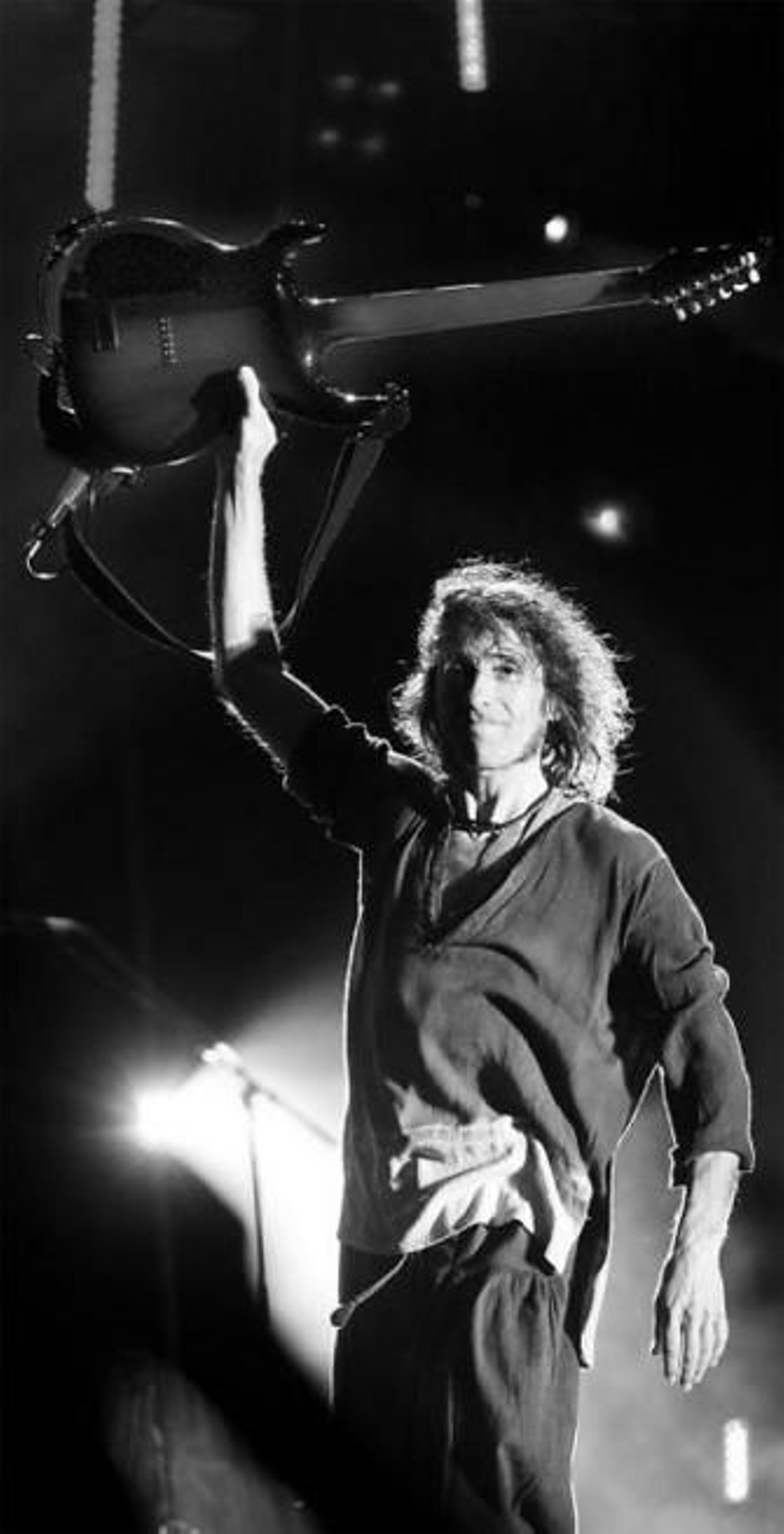 Robe, en un momento del concierto en Jerez.