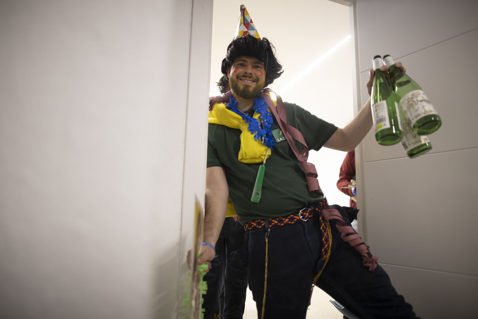 Ambiente en la final  del Carnaval Colombino