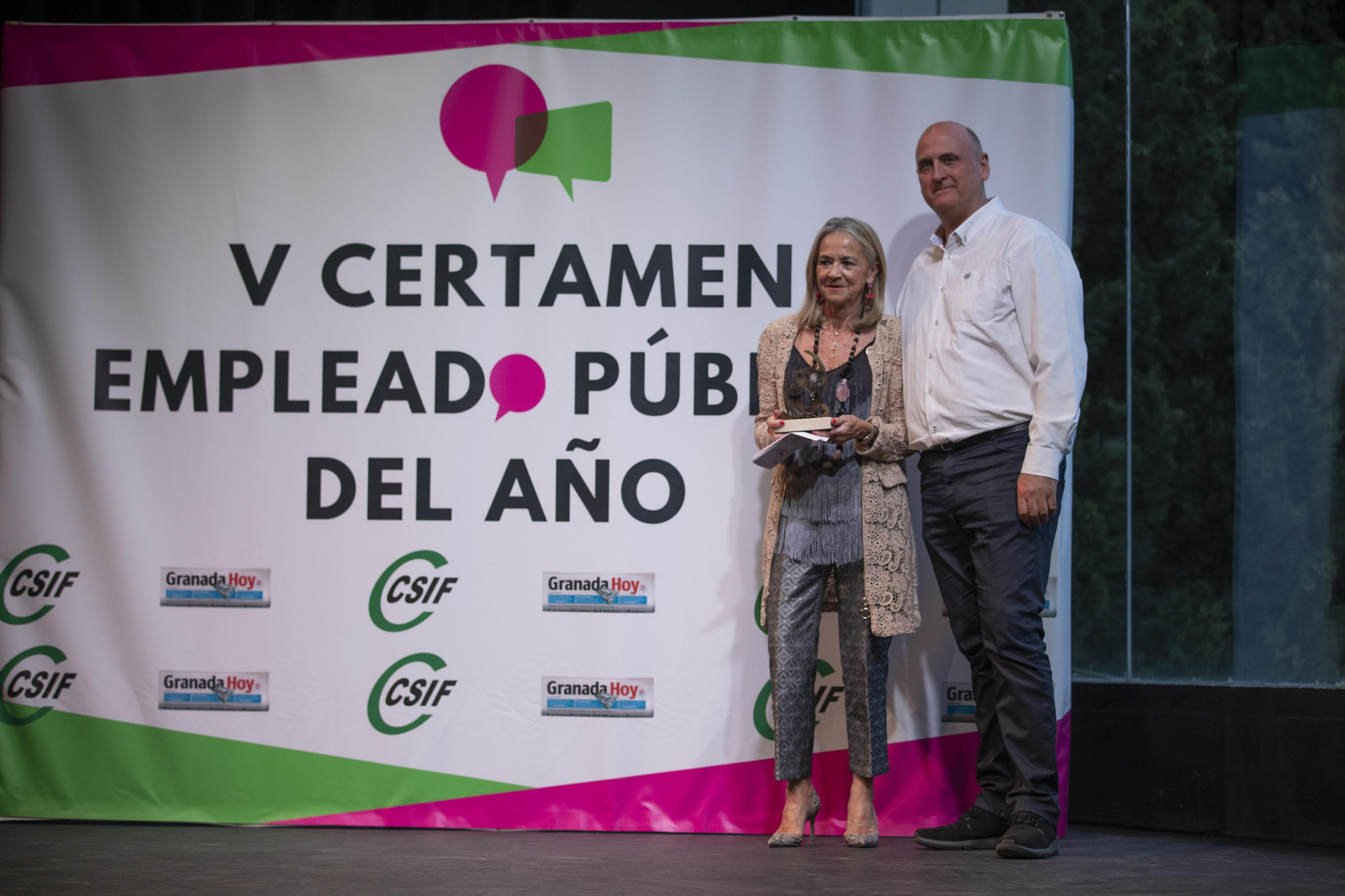 El V Certamen del Empleado Público del año en Granada, en imágenes