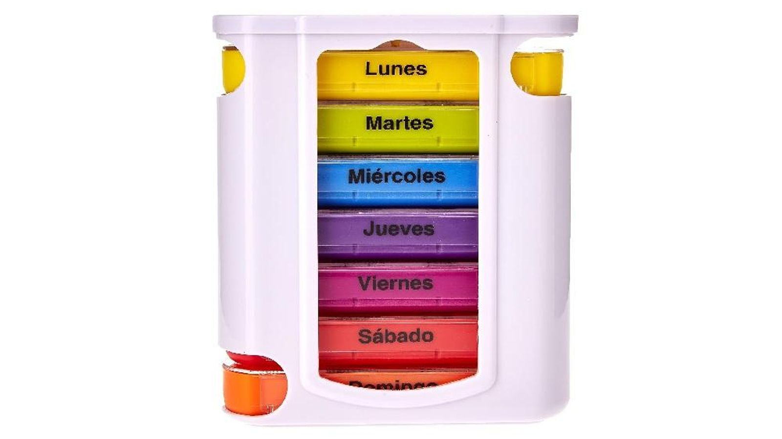 Organizador de pastillas semanal 4 tomas Acofar Organizador de pastillas semanal 4 tomas Acofar