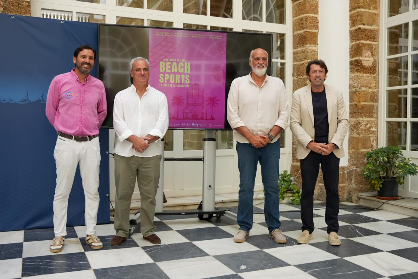 Presentación de Diputación de Cádiz Beach Sports.