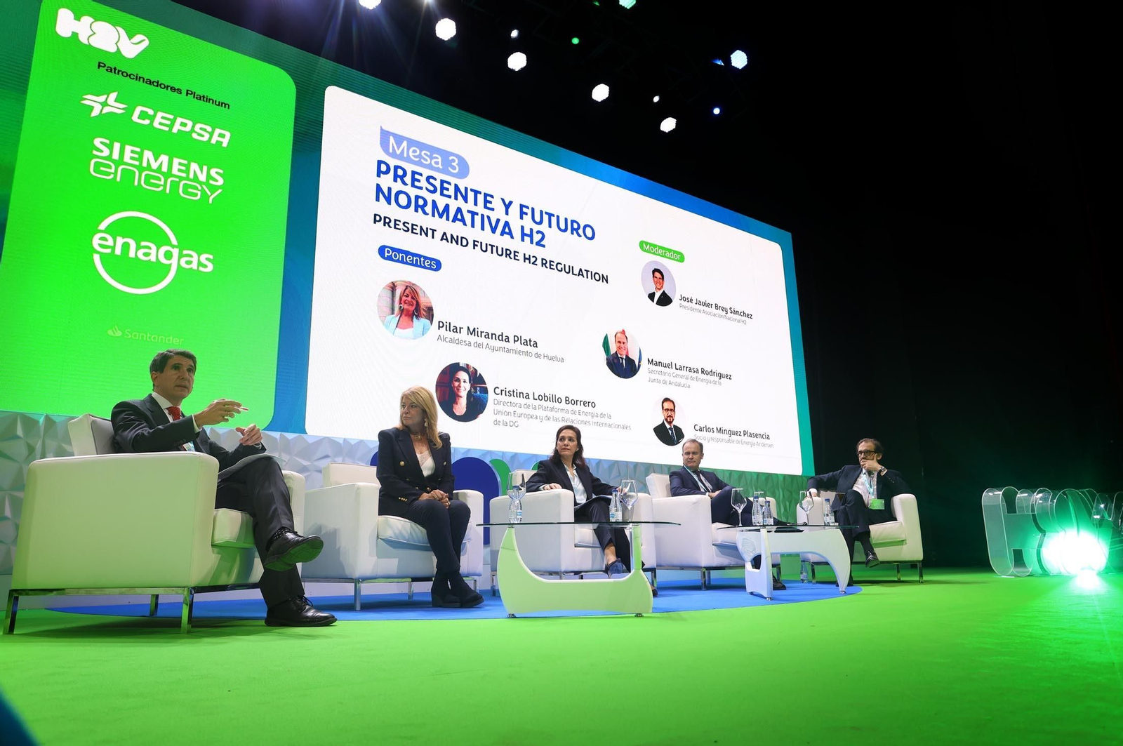 Imágenes del I Congreso Nacional de Hidrógeno Verde H2V celebrado en Huelva