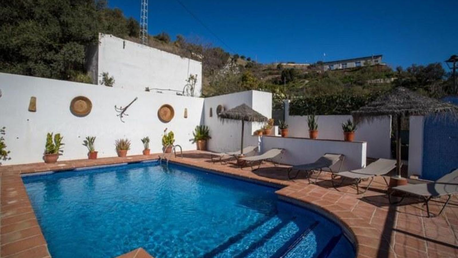 La piscina de esta casa rural. La piscina de esta casa rural.