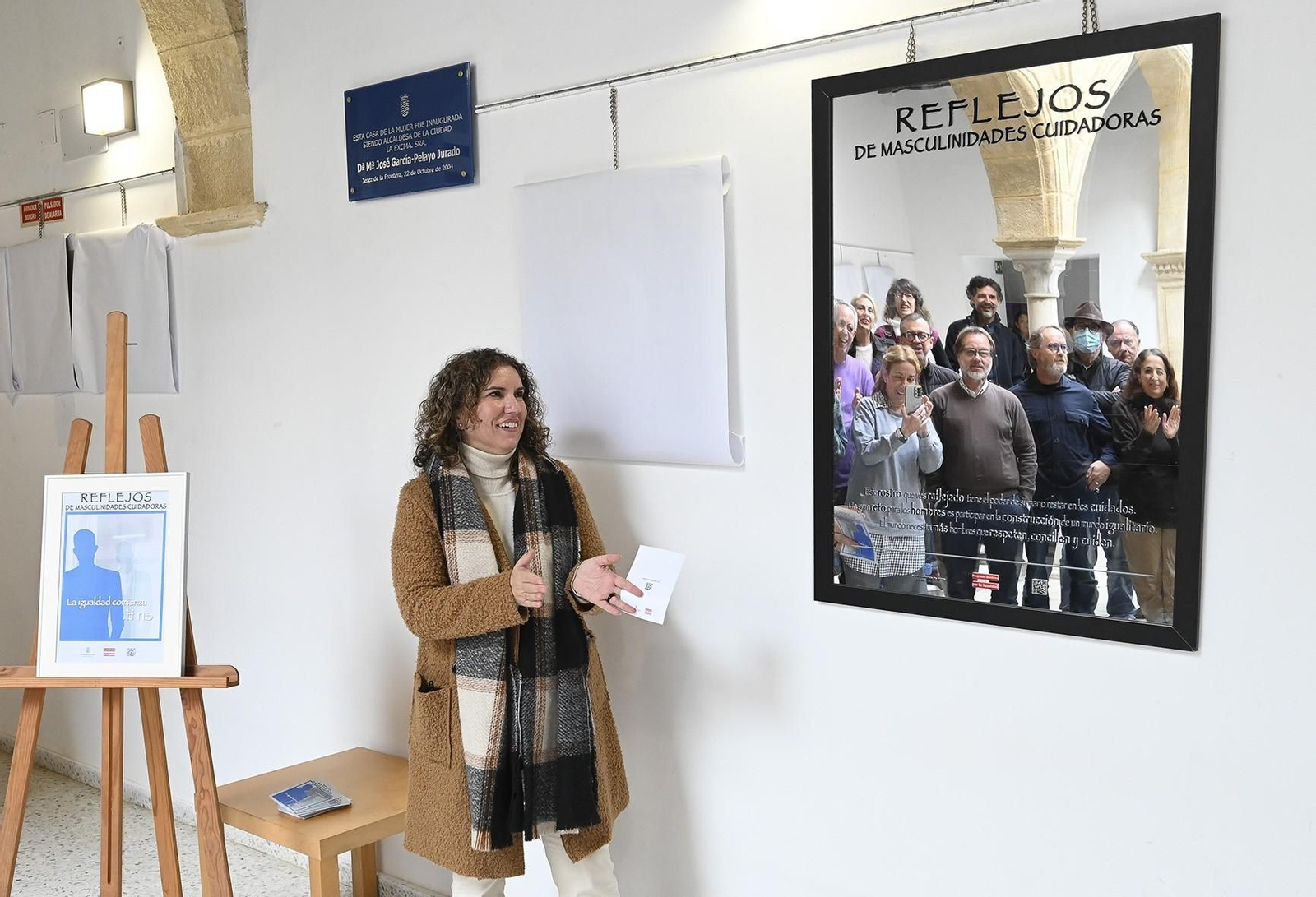 Presentación de la exposición ‘Reflejo de Masculinidades Cuidadoras’.