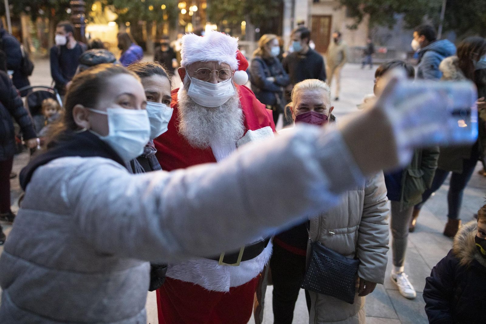 Fotos de las cabalgatas de Papá Noel en Granada