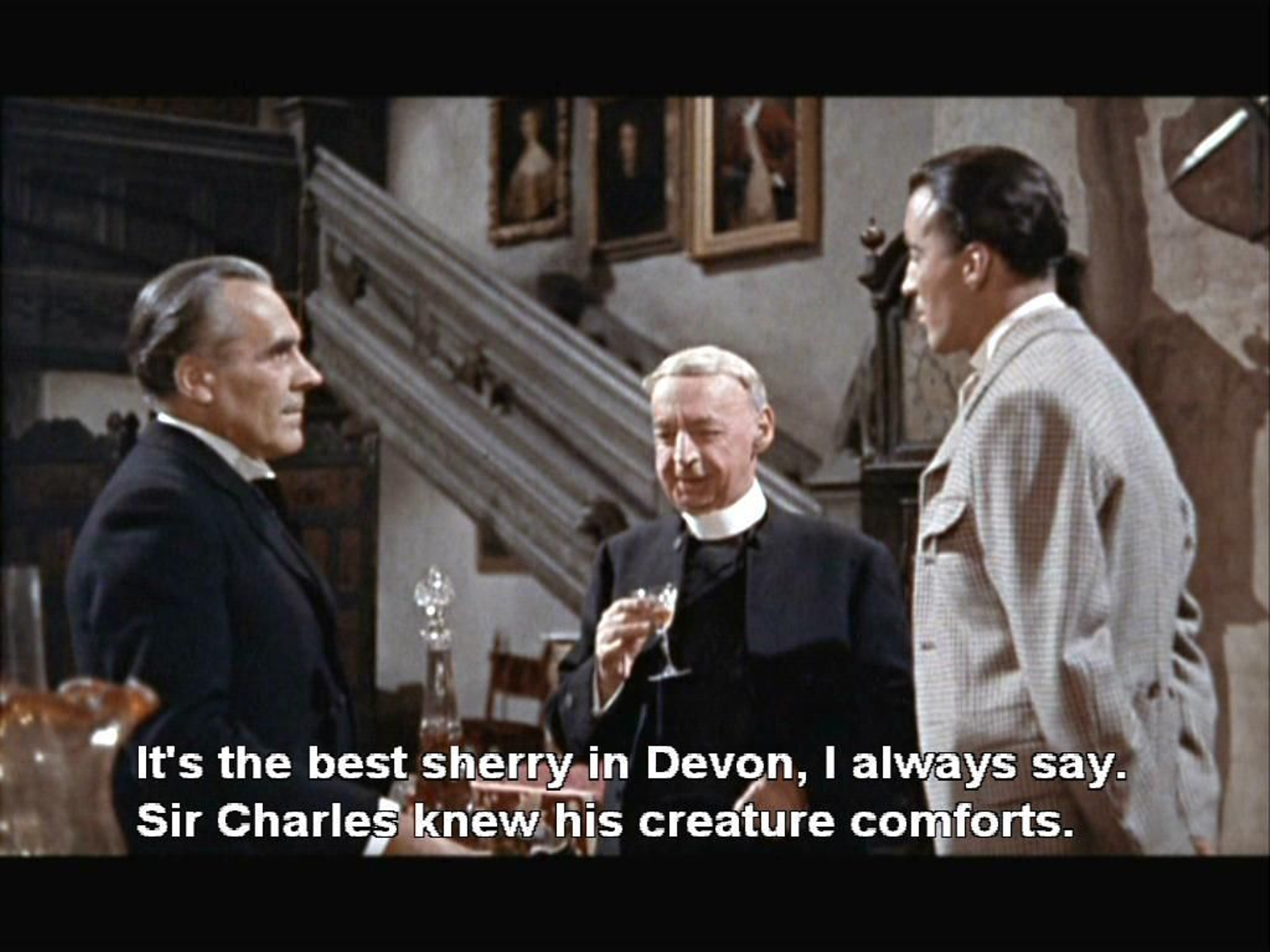 Fotograma de 'El perro de Baskerville' (1959).