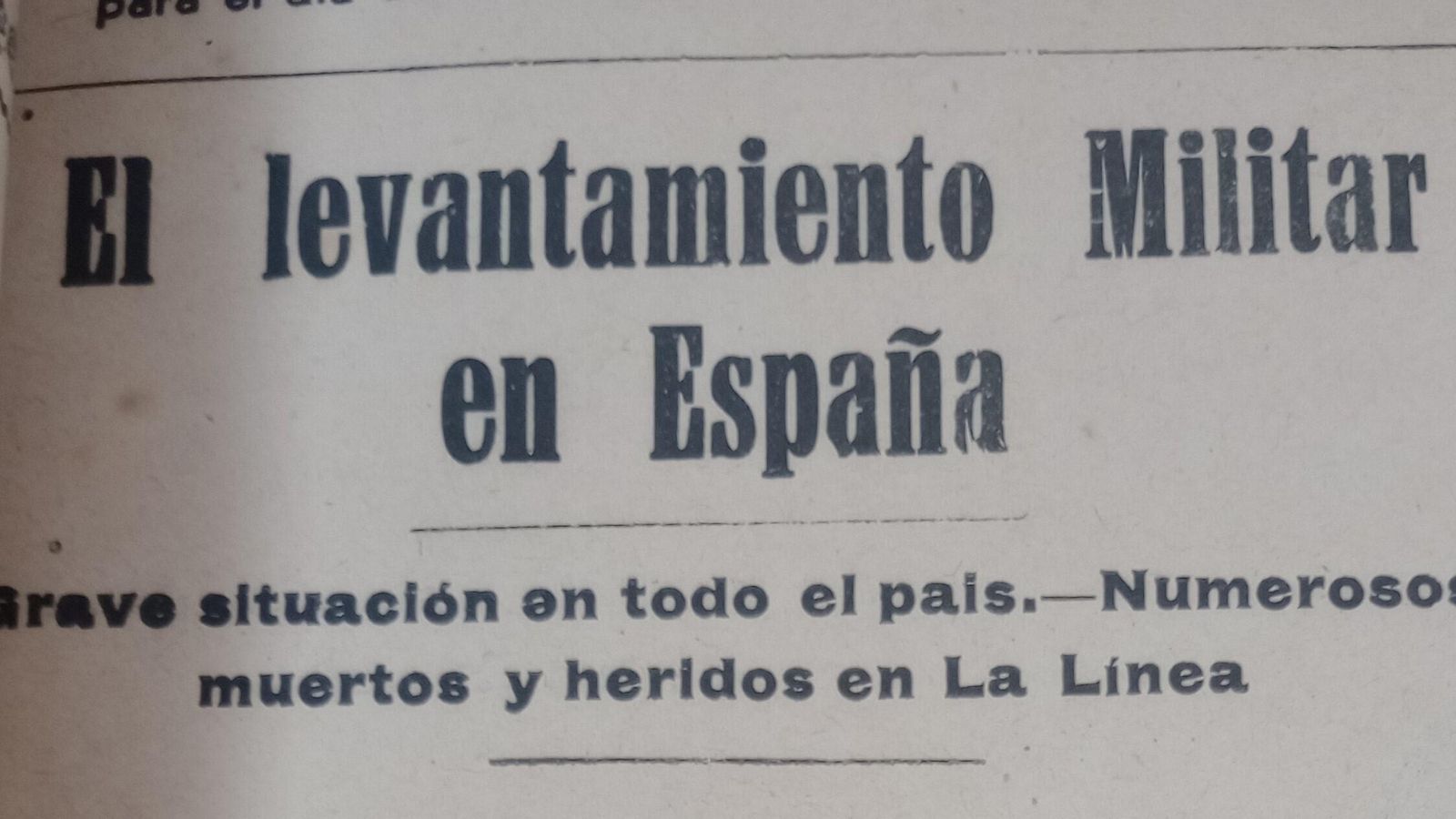 Fragmento del diario 'El Calpense'