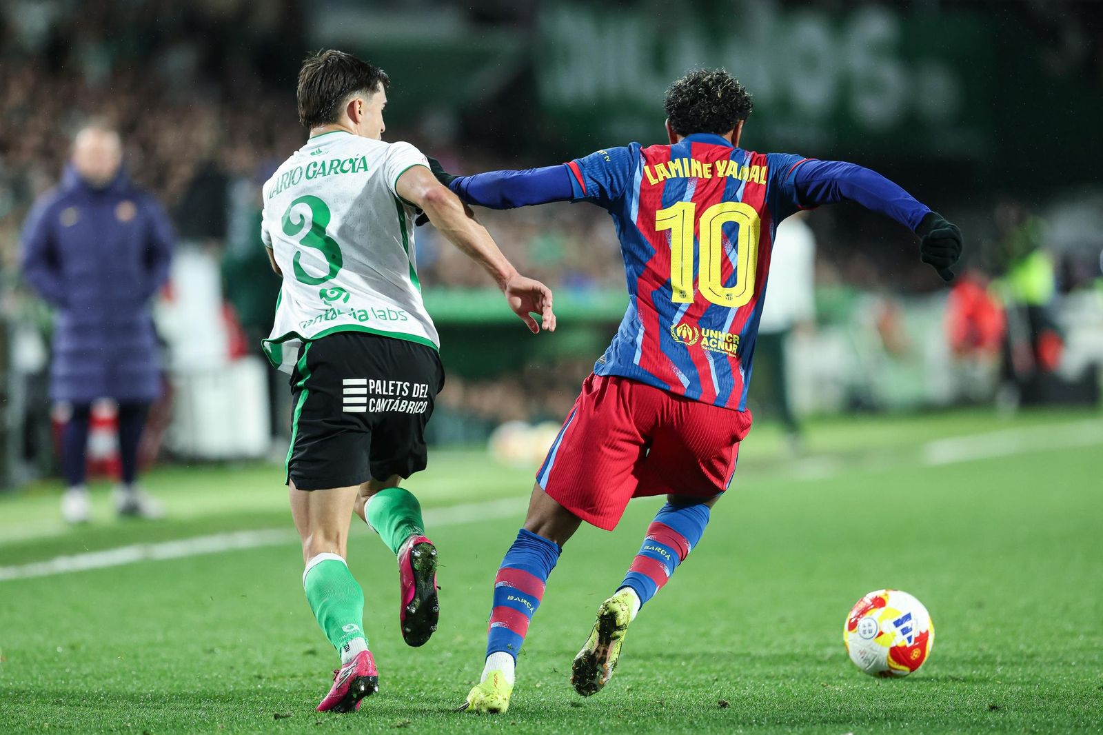 Las fotos del Racing-Barcelona de Copa