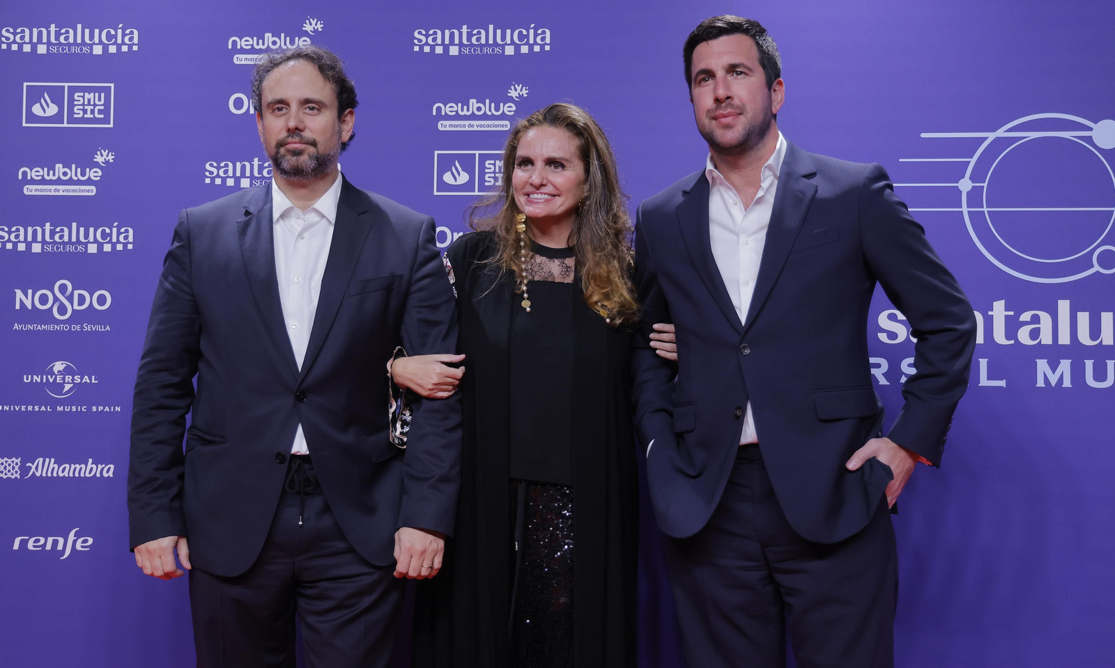 Famosos y artistas en la alfombra roja de la gala del flamenco en los 'Santalucía Universal Music Week'