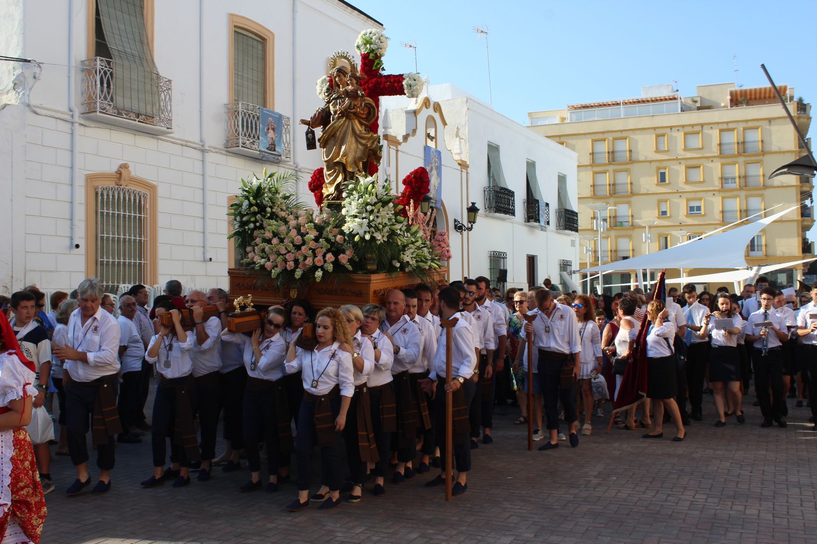Imágenes de la procesión de la Virgen del Carmen en Garrucha