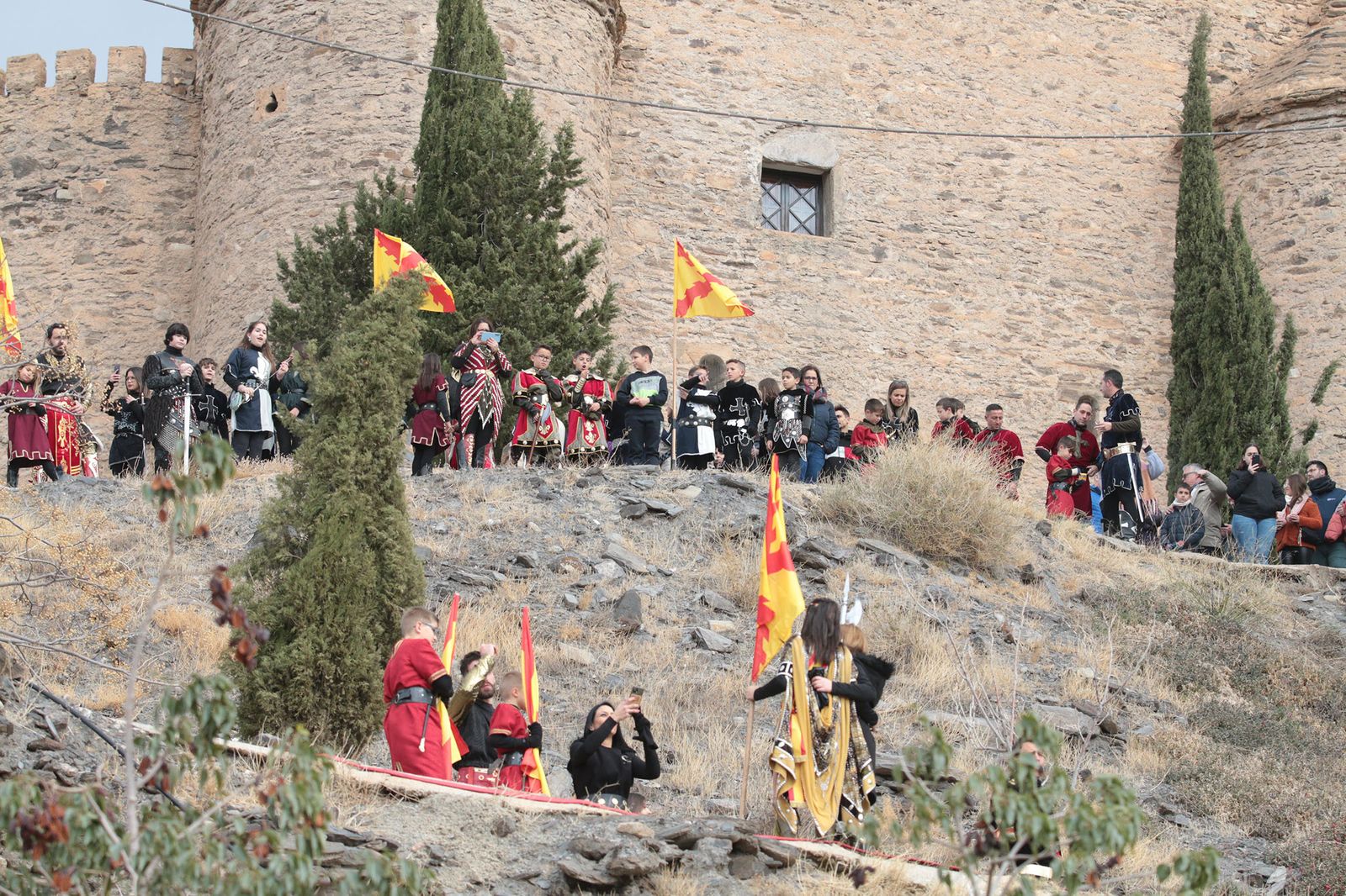 Los Moros y Cristianos de Gérgal se enfrentan en las fiestas de San Sebastián
