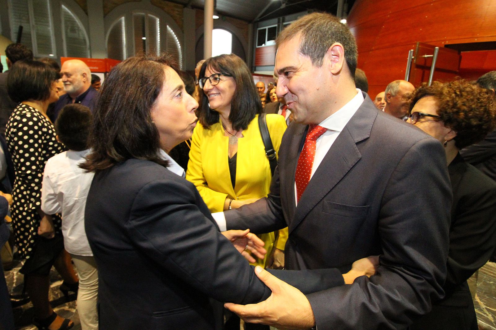 Imágenes de la toma de posesión del nuevo presidente del Puerto de Huelva, José Luis Ramos.