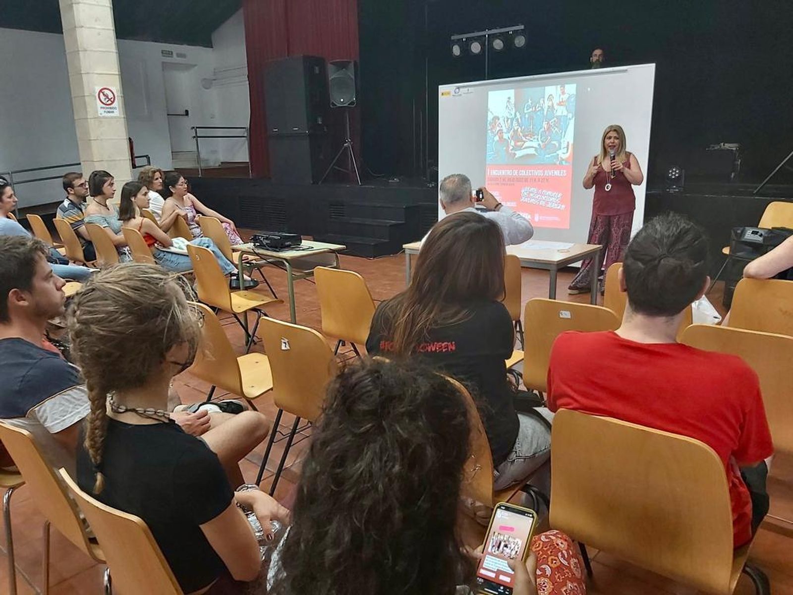 Una imagen del encuentro celebrado en Sala Paúl.