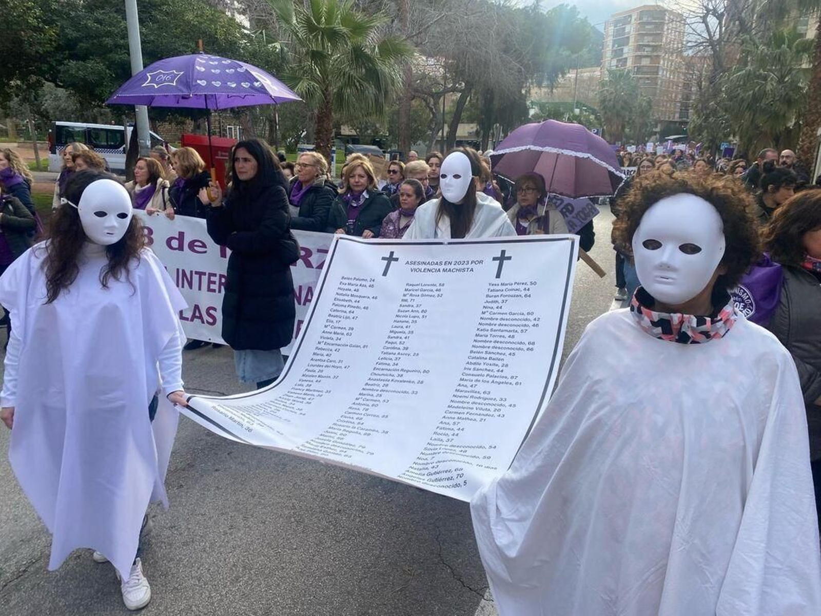 Manifestación del 8 de Marzo en Jaén.