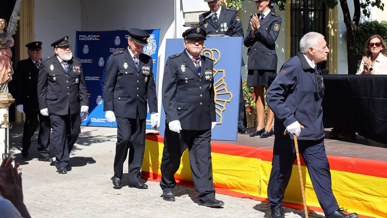 Imágenes del Día de la Policía Nacional en las Bodegas Fundador de Jerez