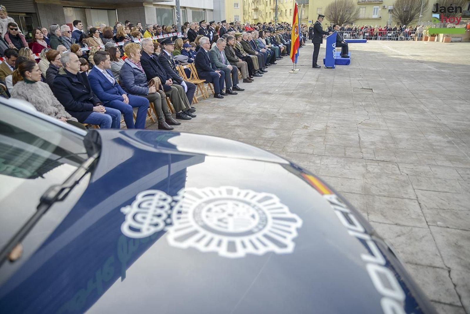 Celebración del bicentenario de la Policía Nacional en Jaén.