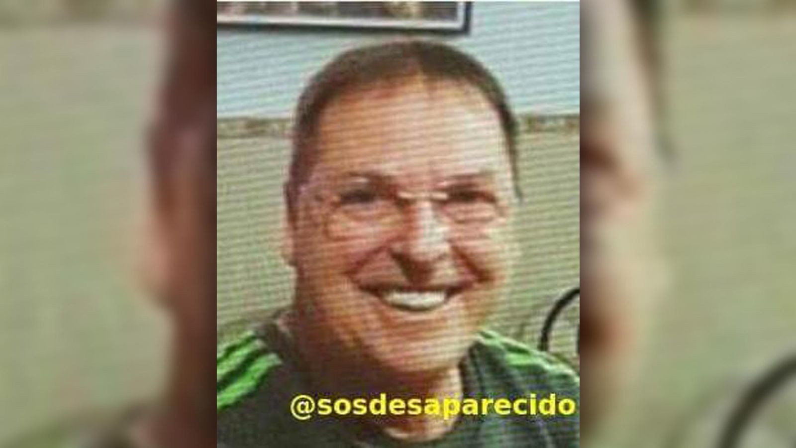 Fotografía de Jesús Muñoz en la web SOS Desaparecidos. Fotografía de Jesús Muñoz en la web SOS Desaparecidos.