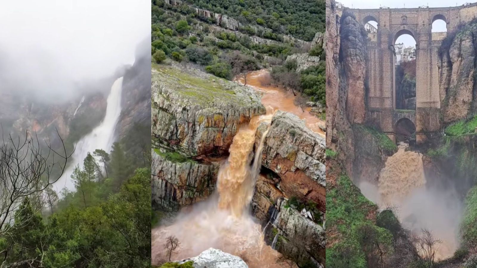 La Osera, La Cimbarra y el salto del Guadalevín.