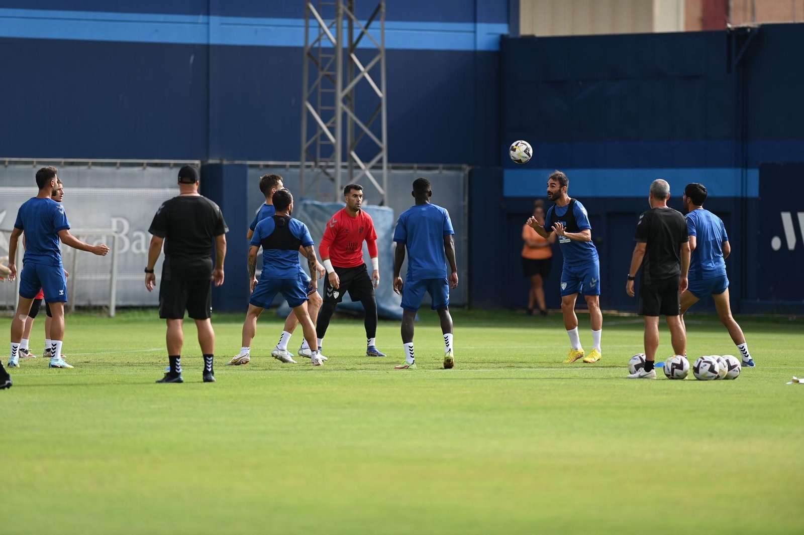 Las fotos del entrenamiento del Málaga CF preparando la visita a Burgos