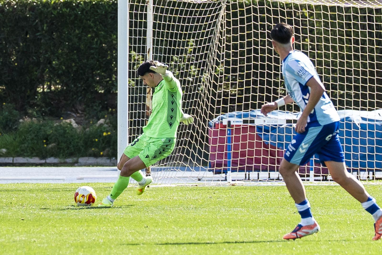 Las imágenes del Almería B y Atlético Malagueño en el Anexo de los Juegos Mediterráneos