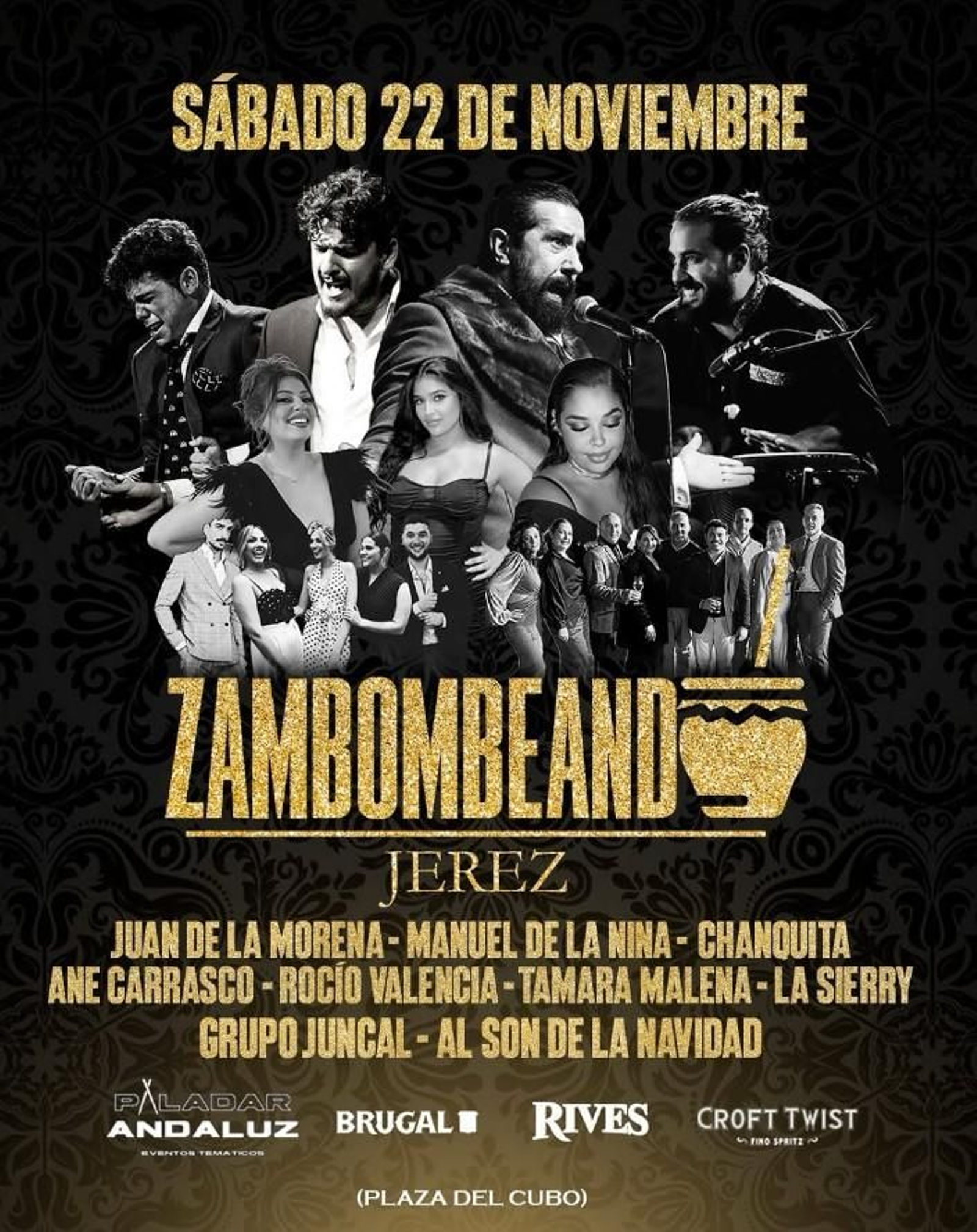 Cartel de Zambombeando 2025.