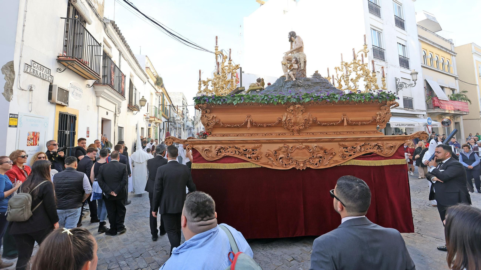 Imágenes de la Hermandad de Humildad y Paciencia en el Jueves Santo de Jerez 2025