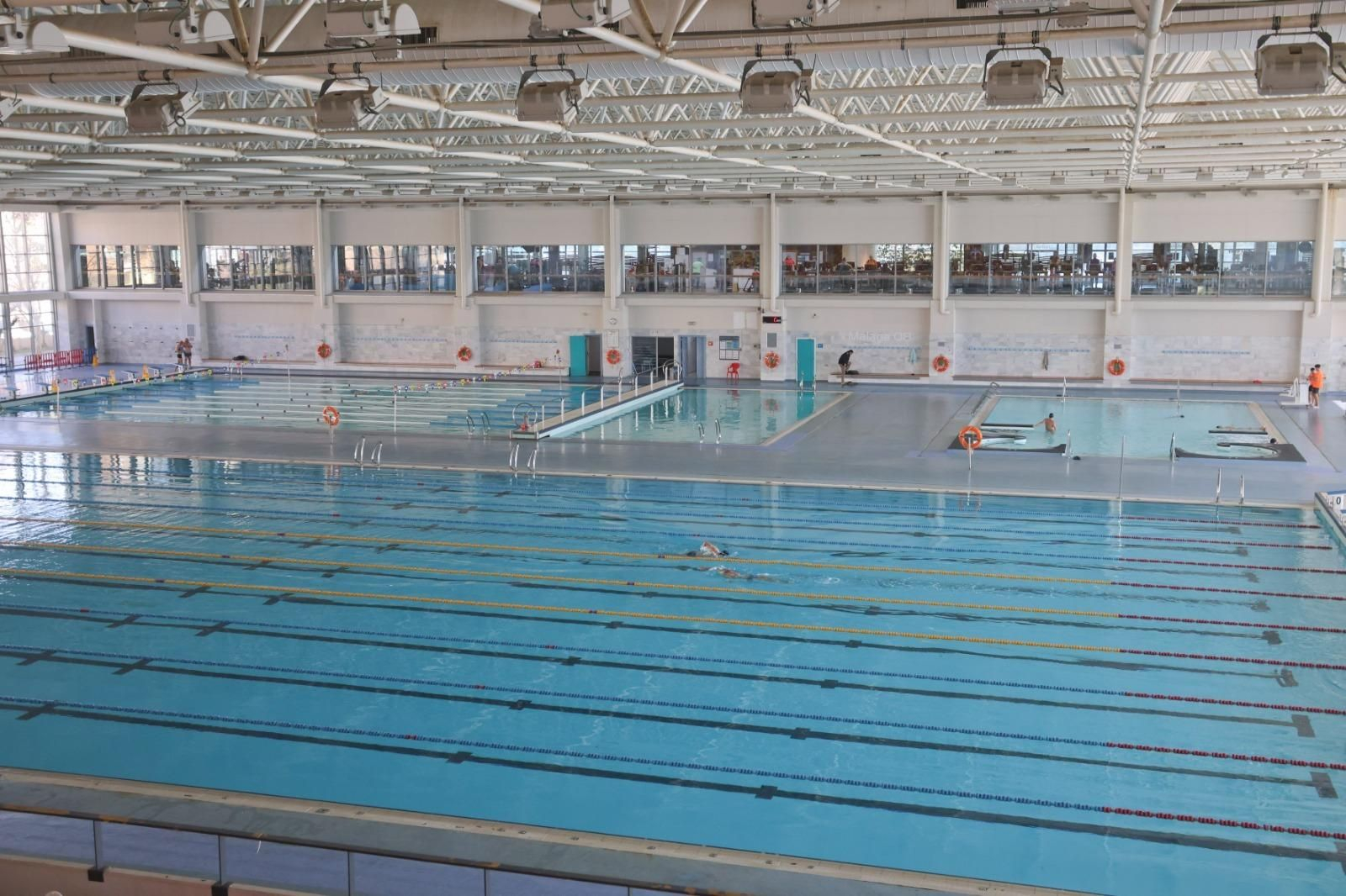 La reapertura de la piscina de 50 metros de Inacua, en imágenes