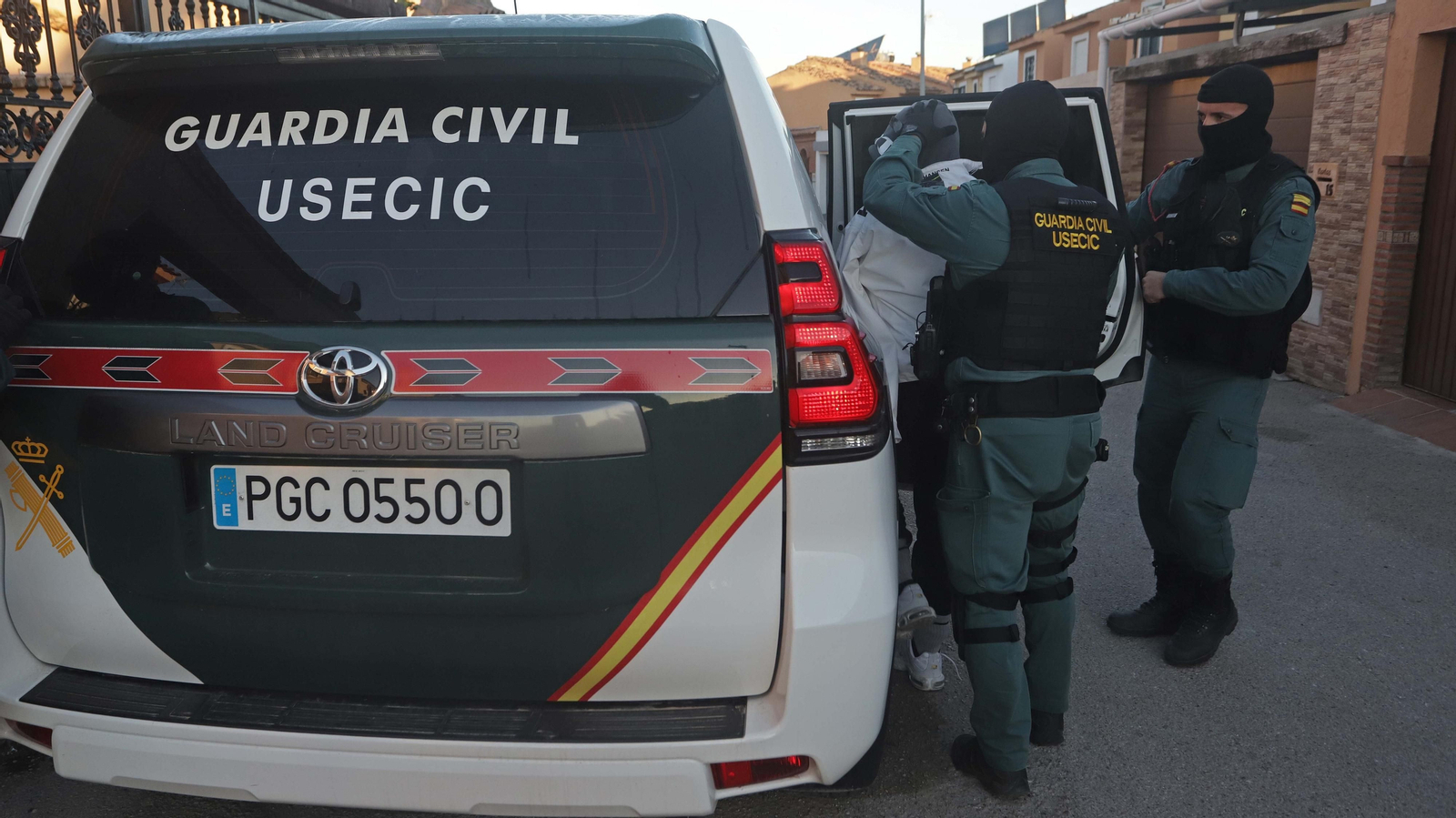 Fotos de los registros de la Guardia Civil en Algeciras