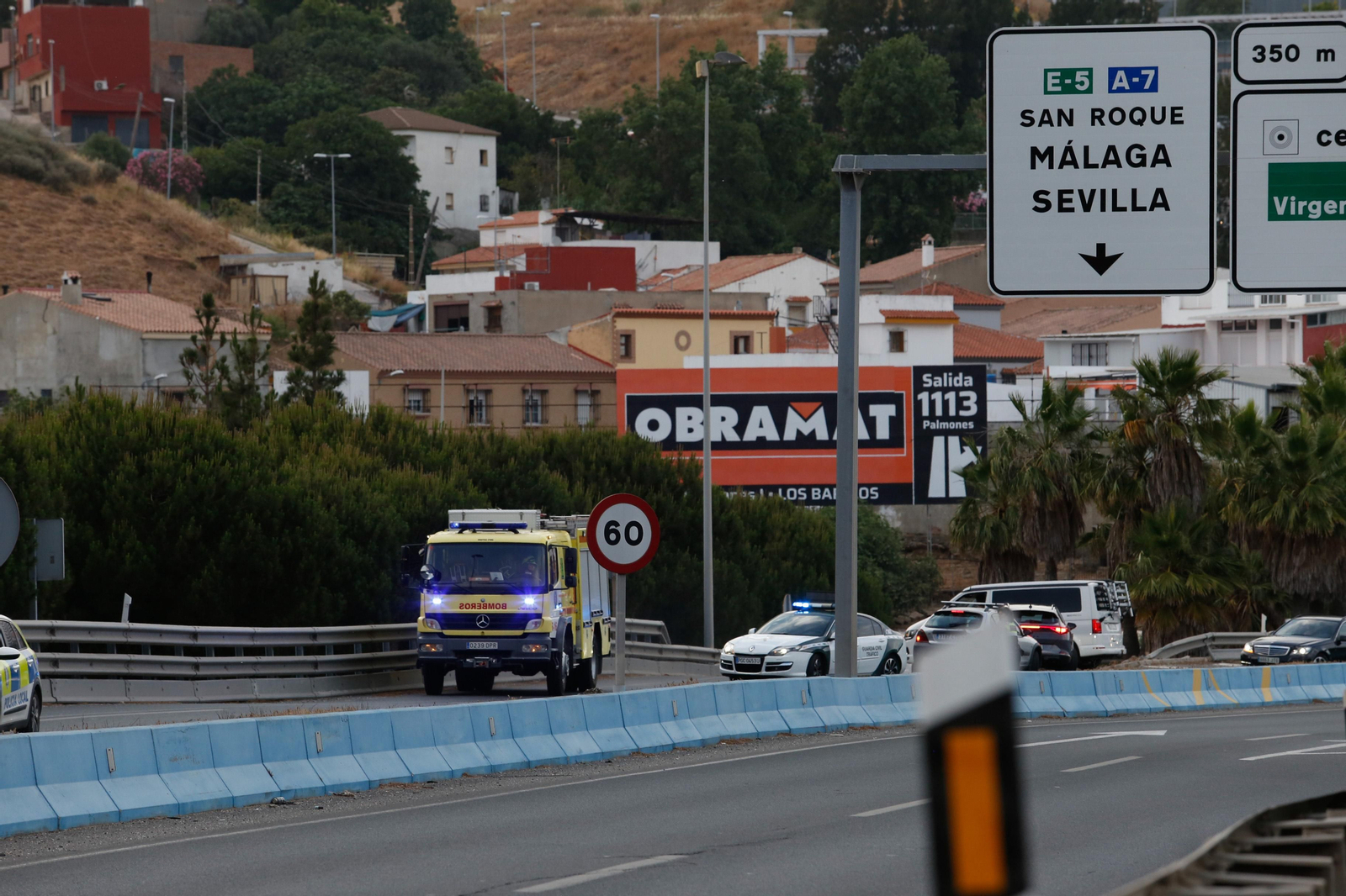 Las fotos del incendio de este viernes en Algeciras