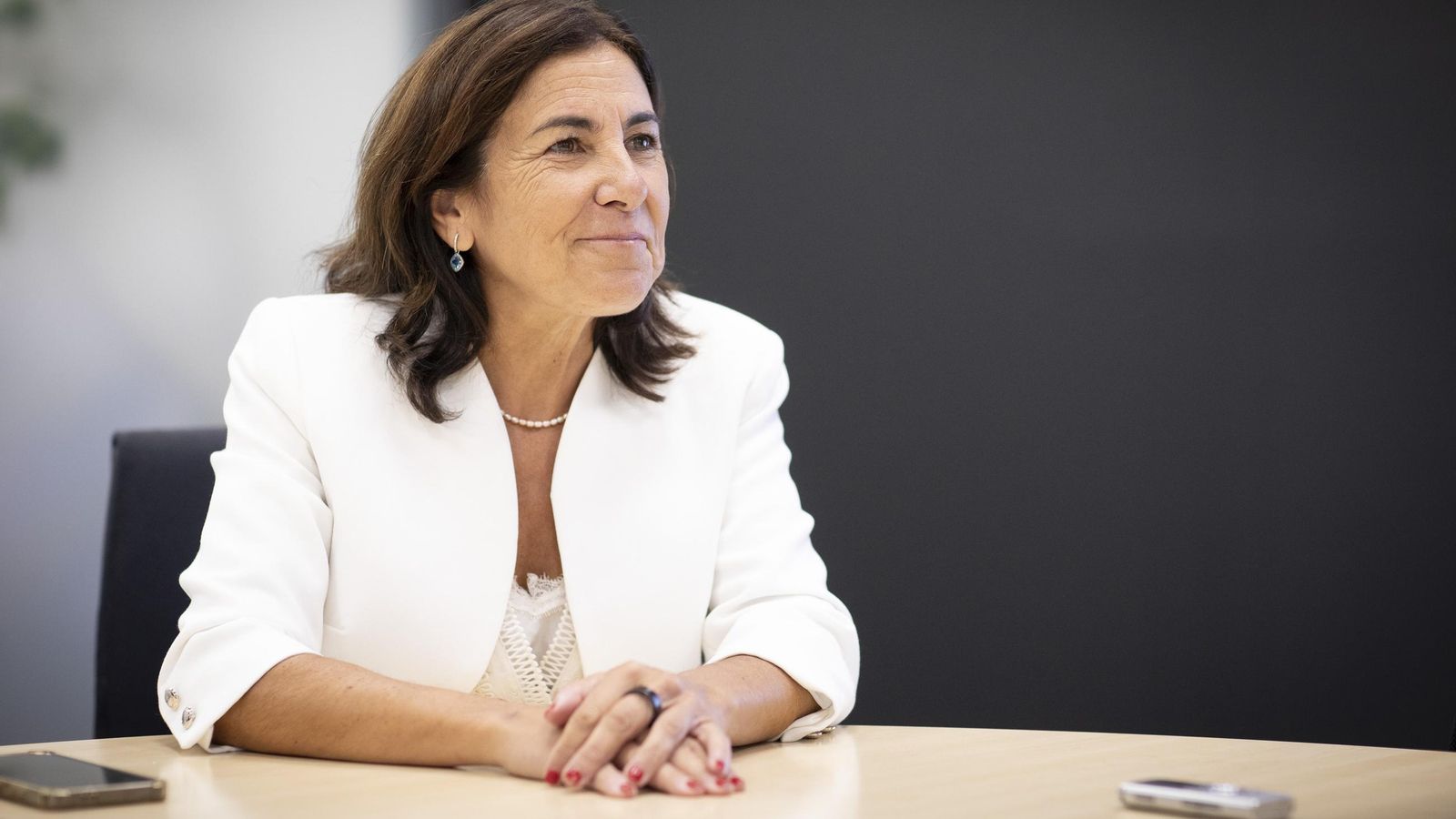 Almazor, durante la entrevista