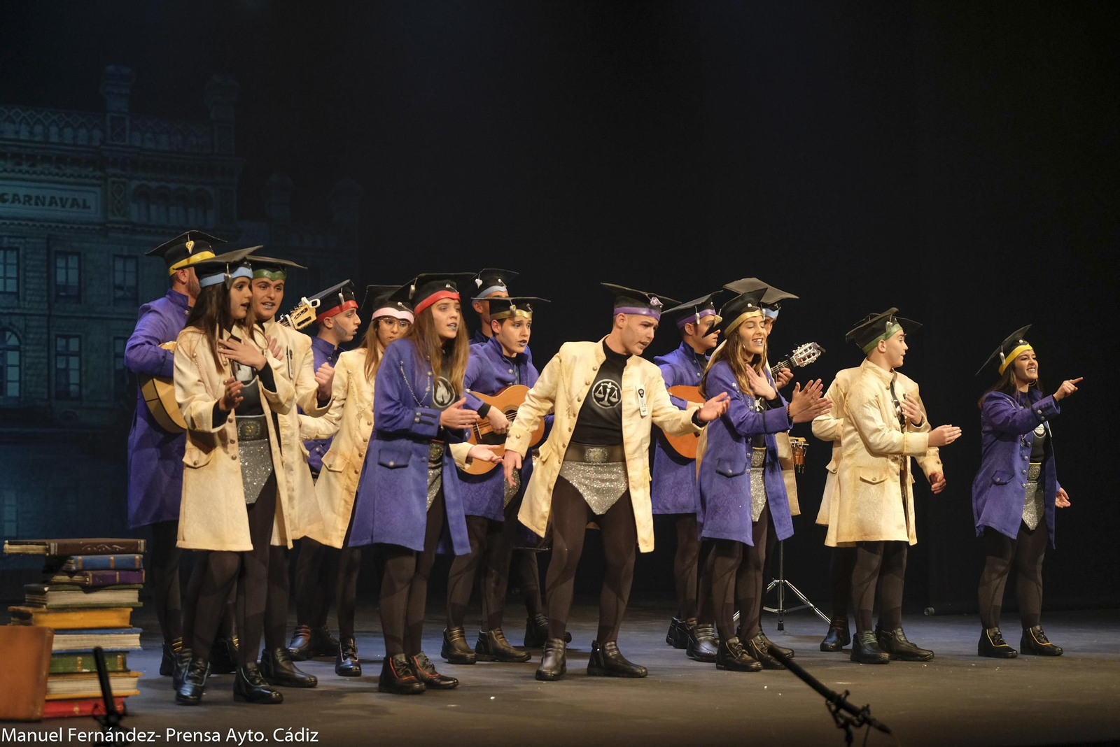 La comparsa 'Los fantásticos'