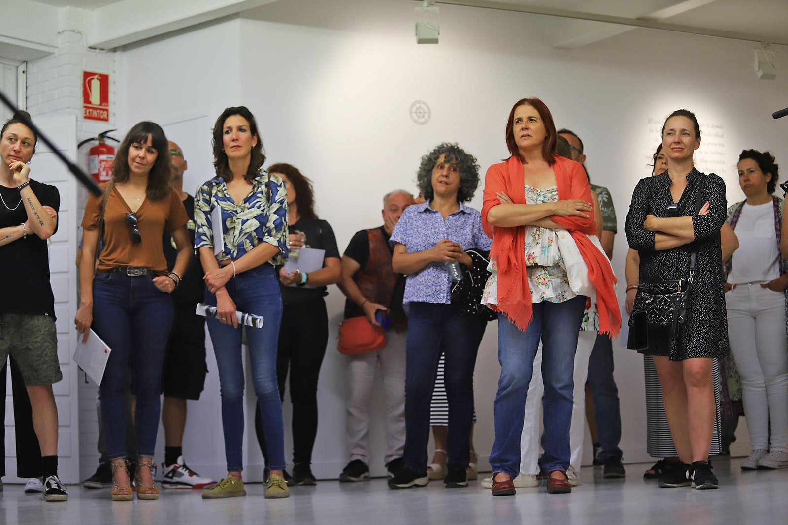 Imágenes de la exposición del artista onubense Wild Welva titulada 'El adiós, el comienzo y todo lo demás'.