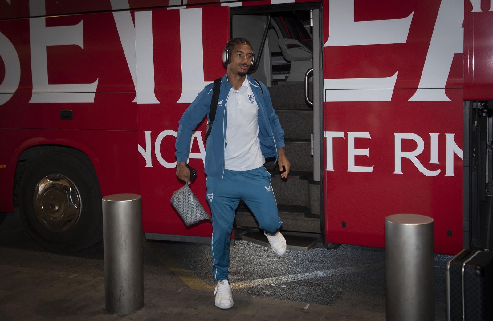 Las fotos previas al Manchester United - Sevilla