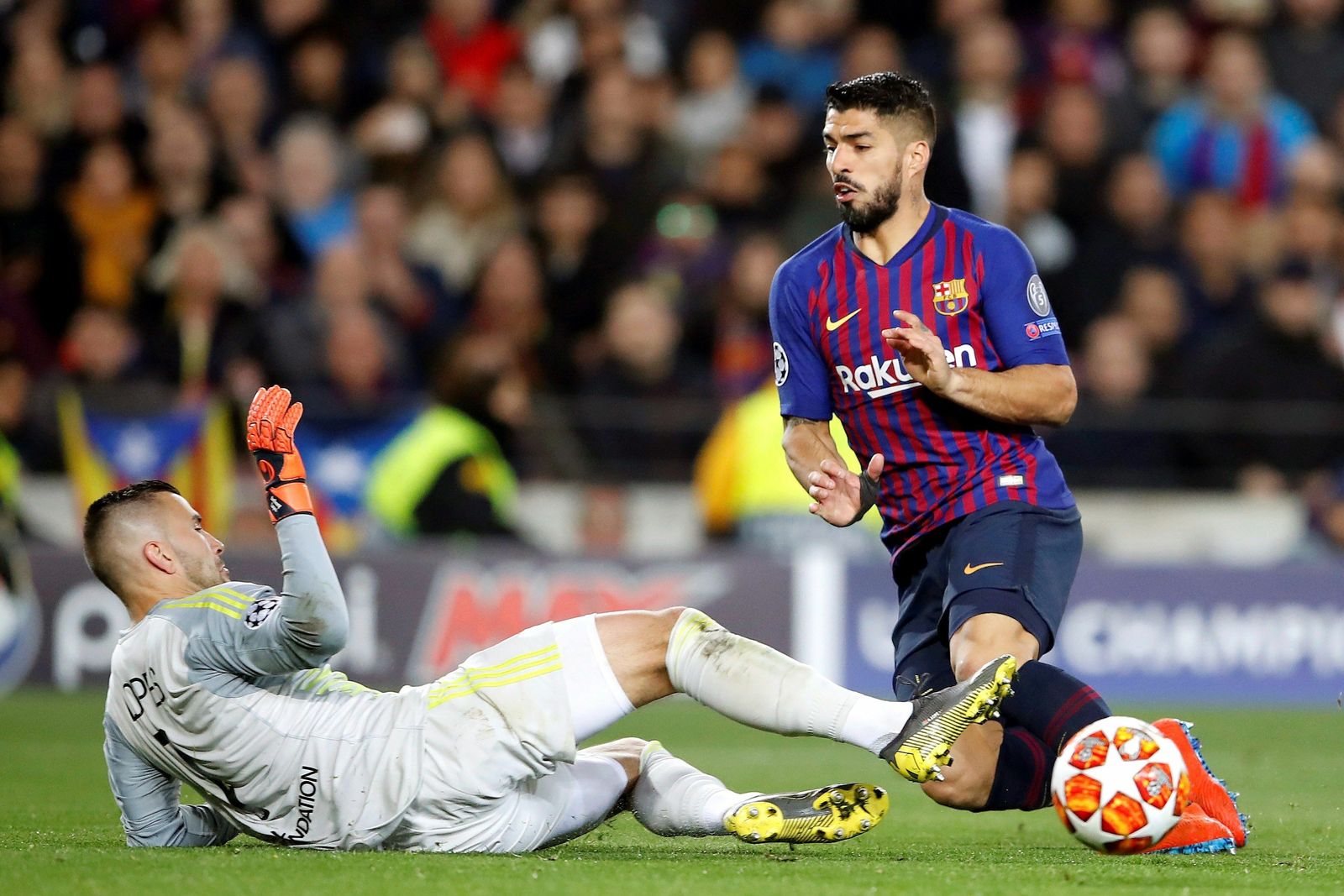 Las imágenes del Barcelona-Olympique de Lyon de Champions