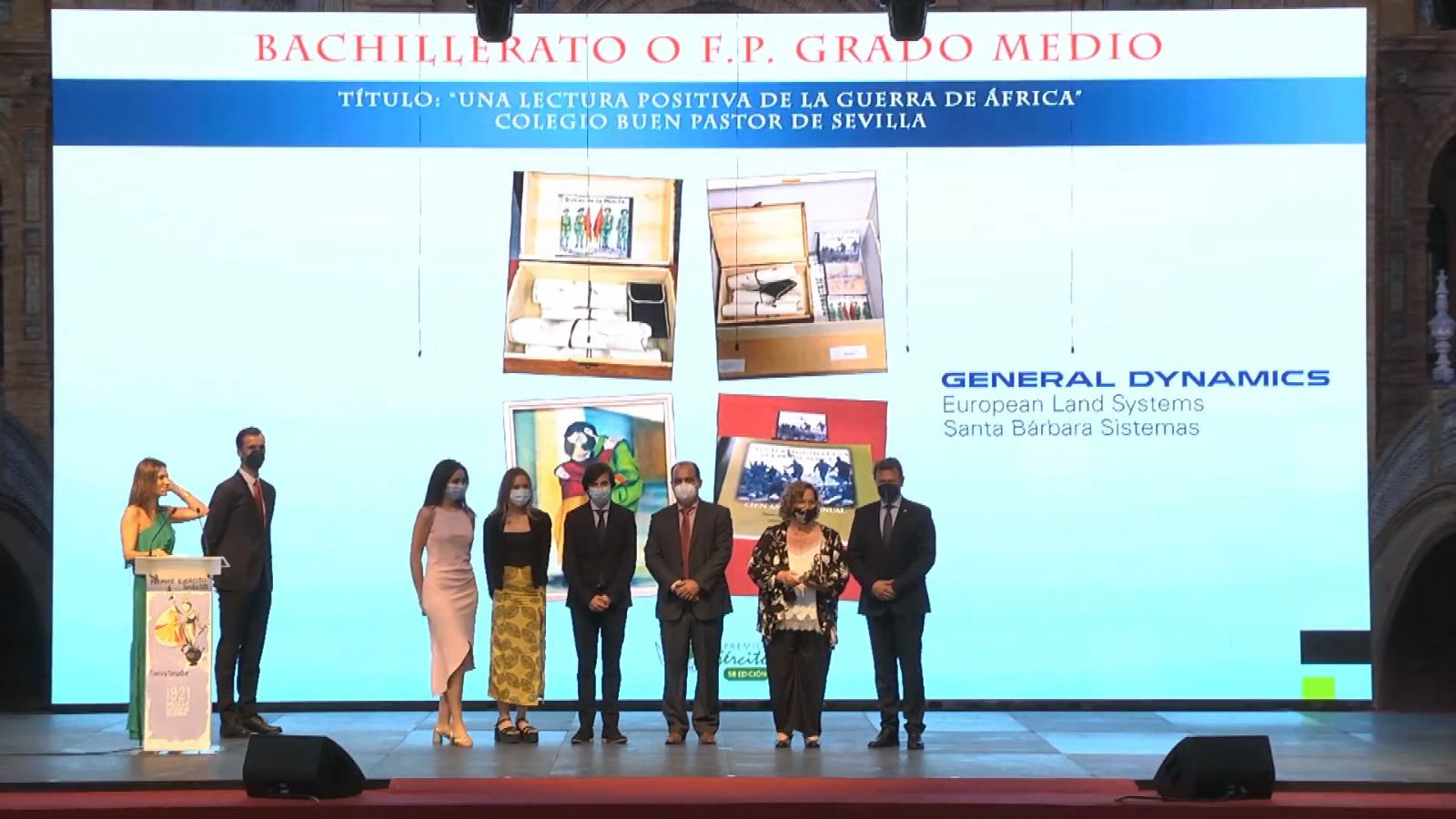 El Buen Pastor recoge el premio de la modalidad Bachillerato.