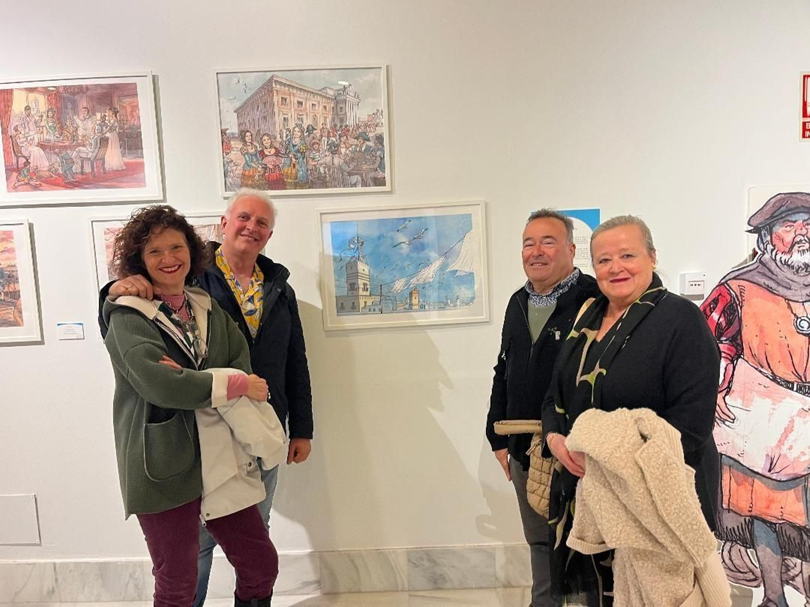 Imágenes de la inauguración de Arturo Redondo Paz