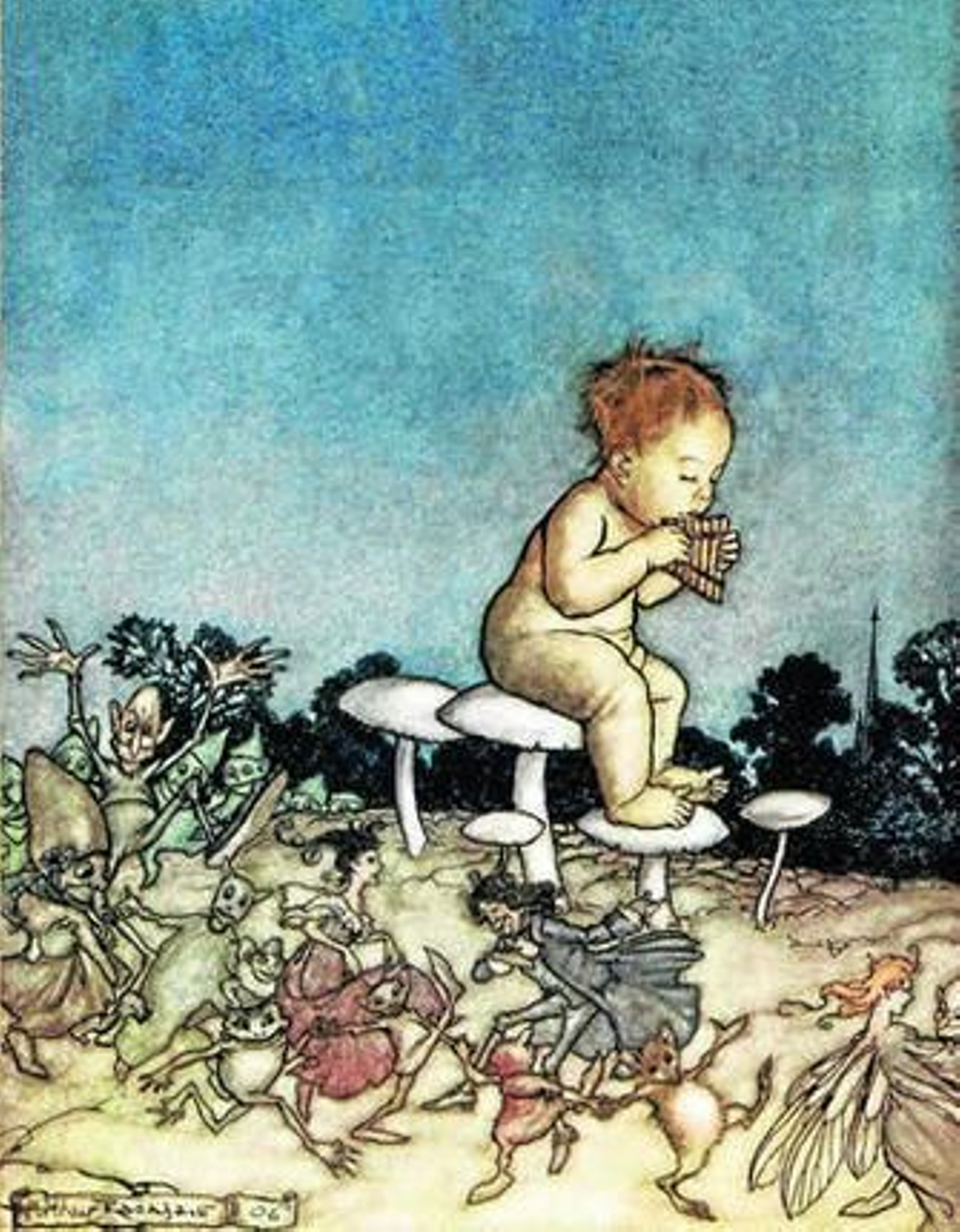 Una ilustración de Arthur Rackham. Una ilustración de Arthur Rackham.