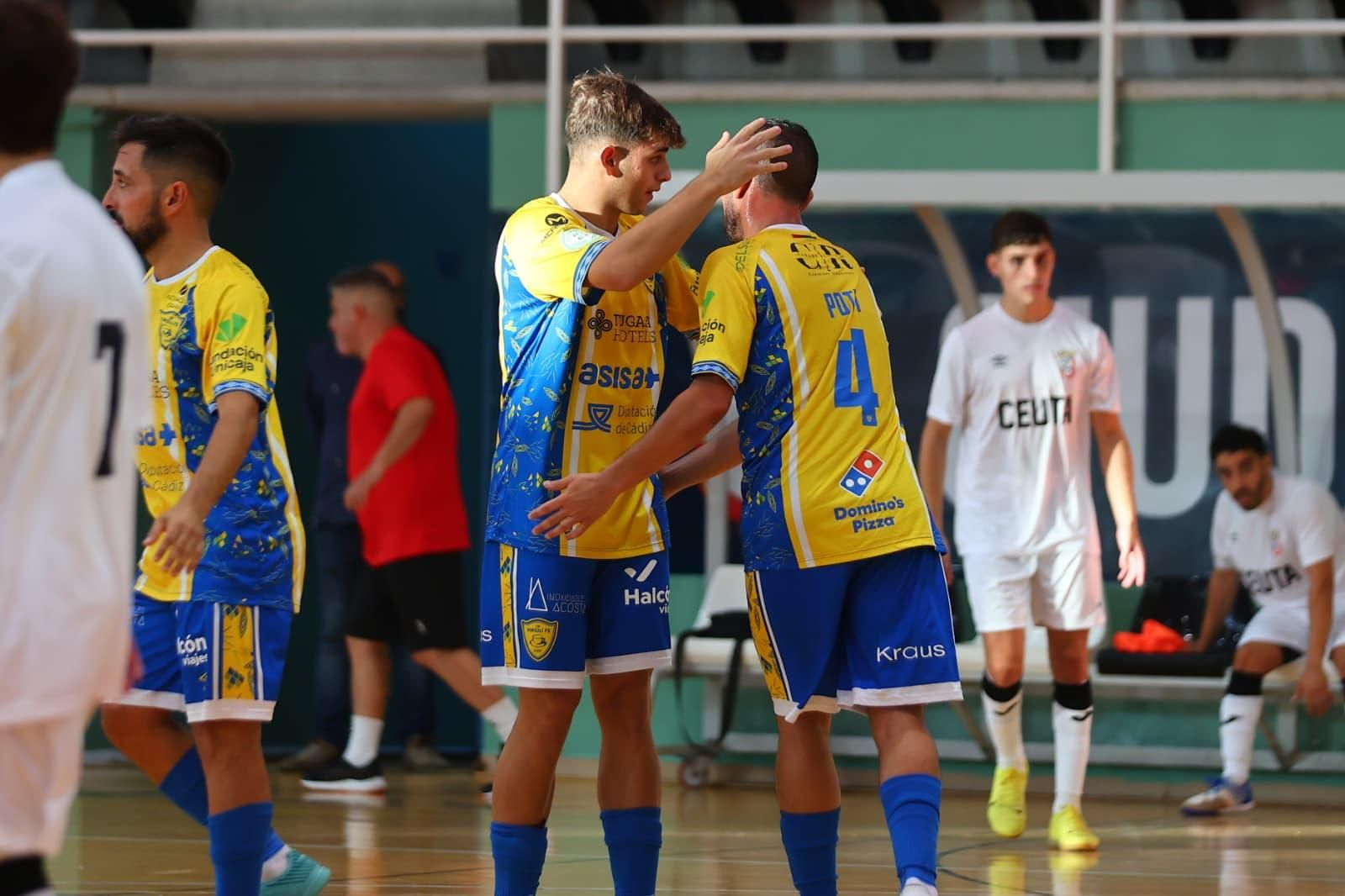 Alegría de los 'panaderos' frente al conjunto caballa.