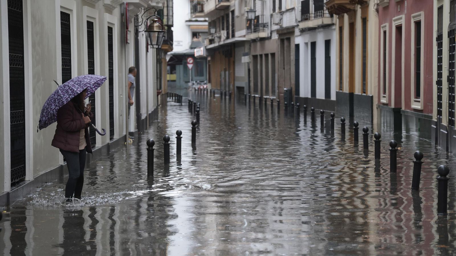 El centro de Sevilla anegado, todas las fotos.